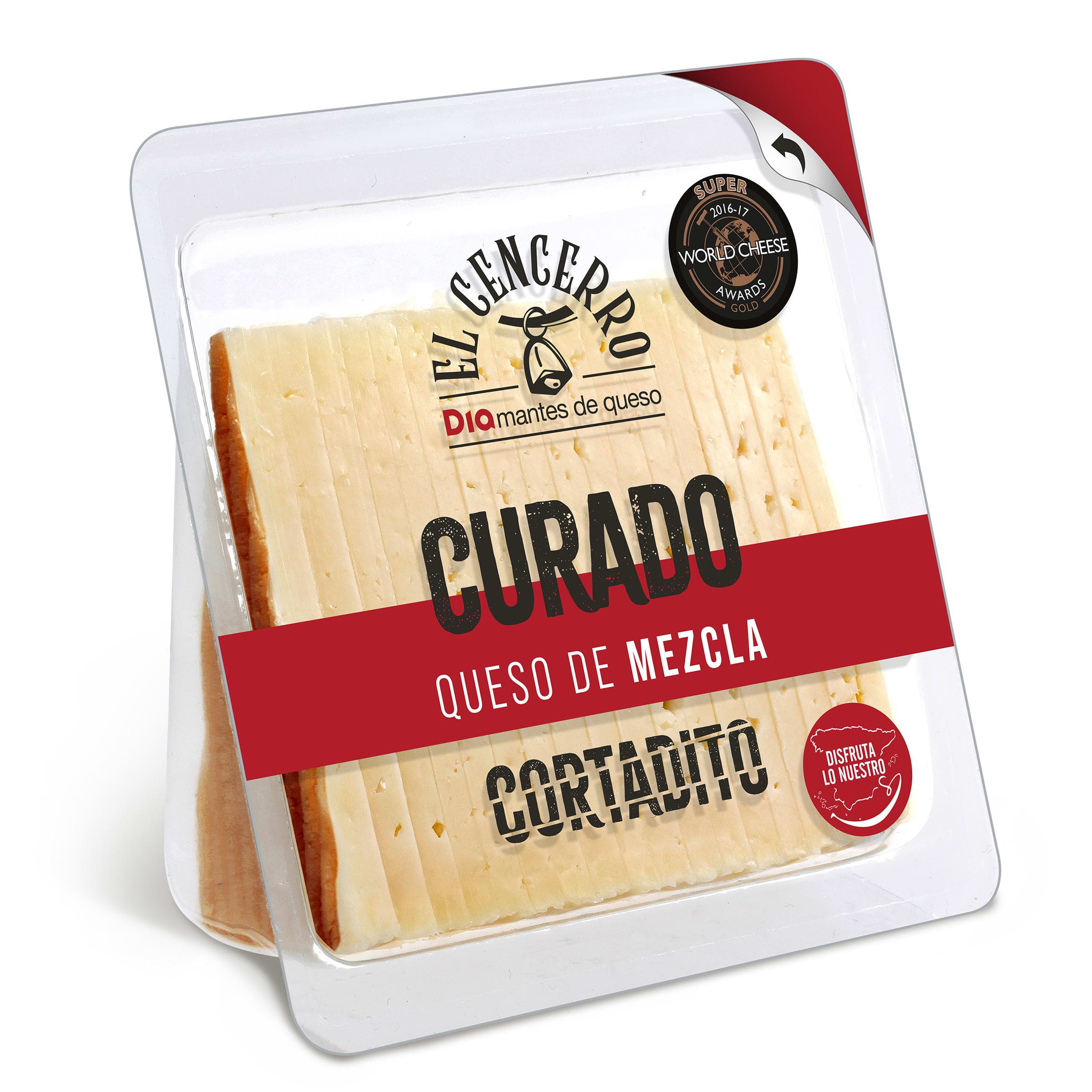 Queso curado cortado Dia El Cencerro 250 g