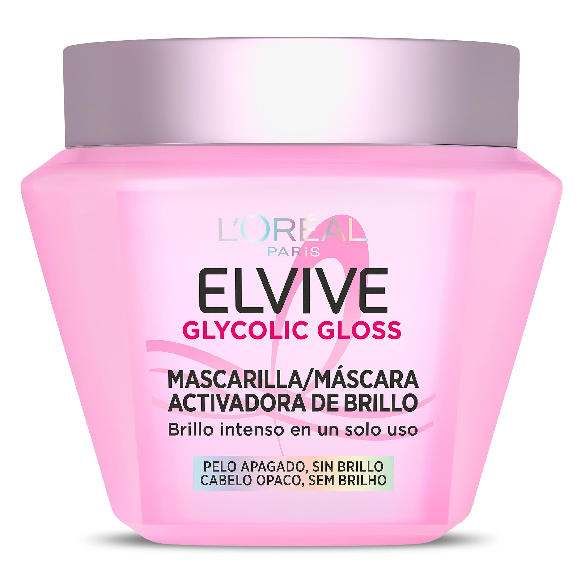 Mascarilla glicolic gloss Elvive bote 310 ml