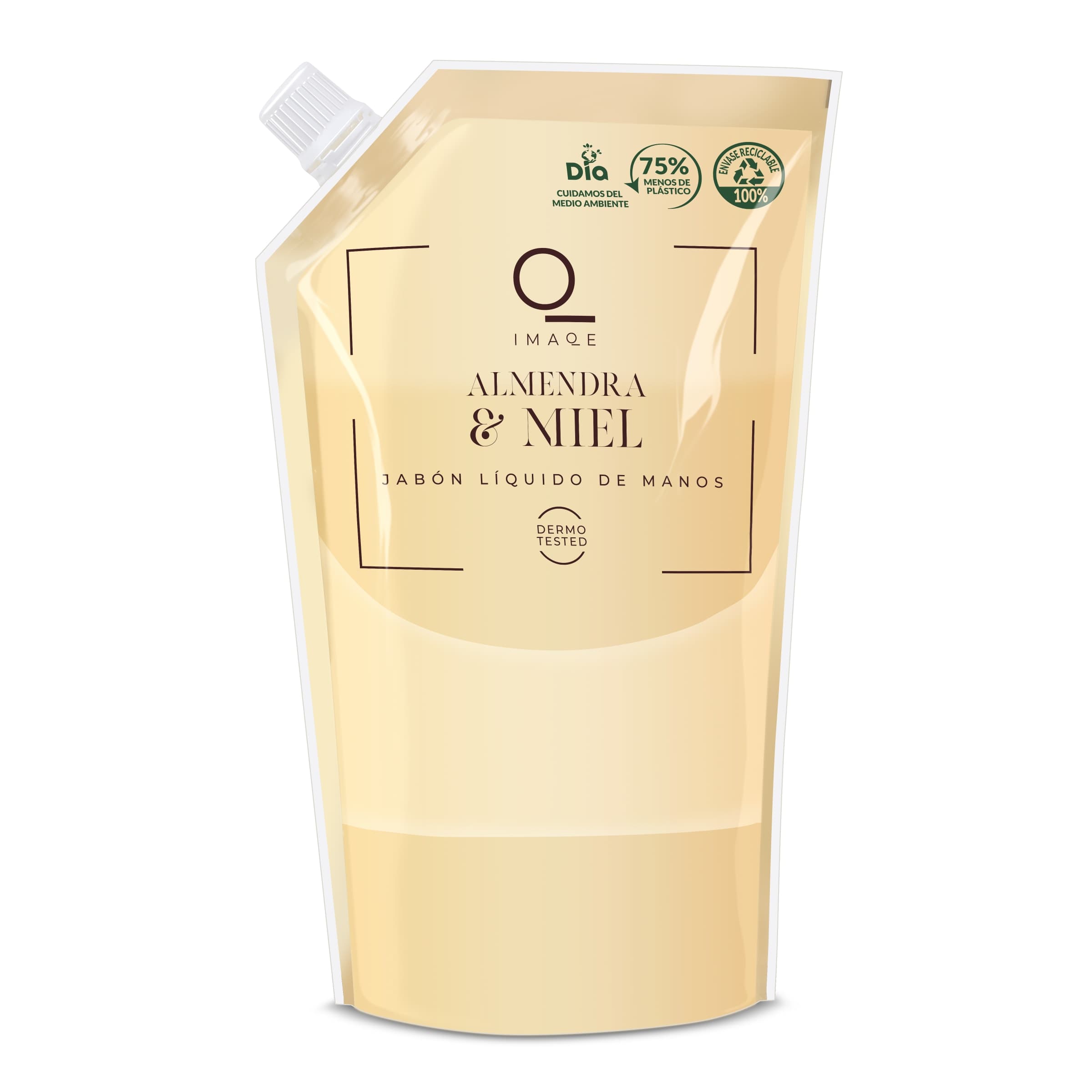Recambio jabón de manos almendra y miel Dia Imaqe bolsa 500 ml