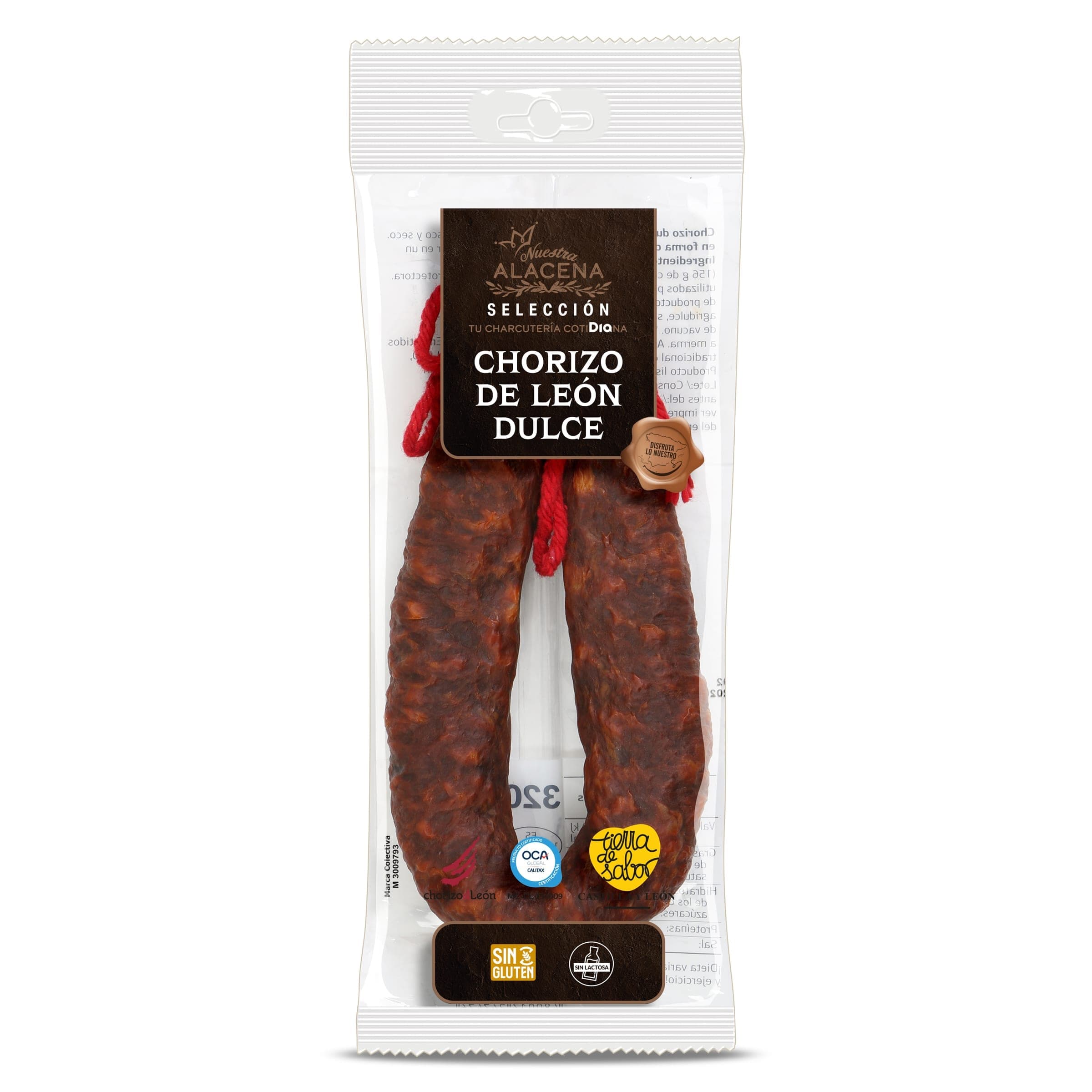 Chorizo de León dulce Dia Nuestra Alacena 320 g