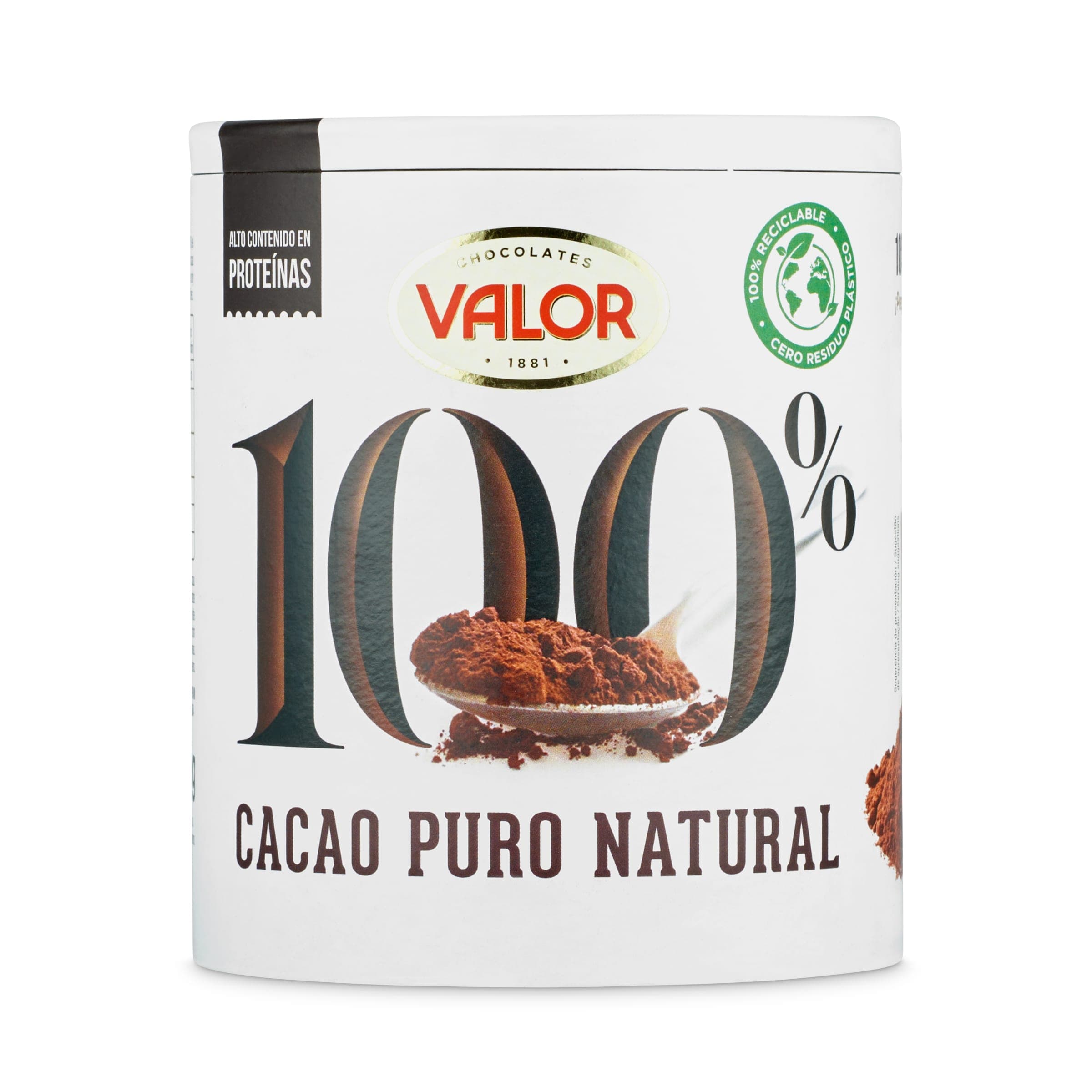 Cacao puro en polvo Valor 250 g