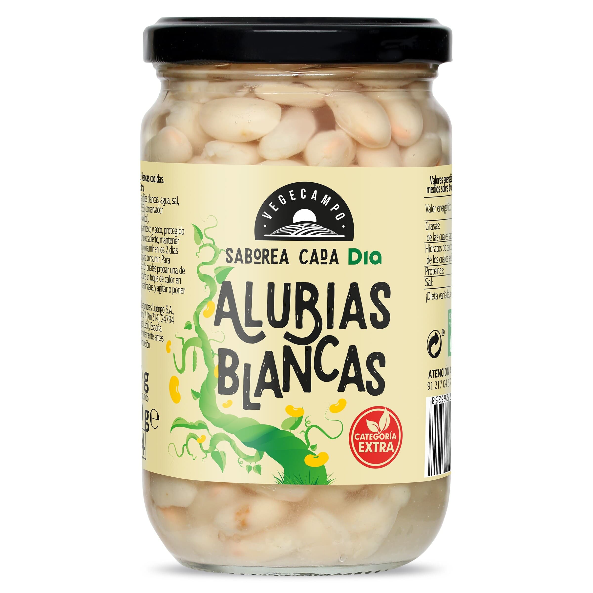 Alubias blancas Dia Vegecampo 210 g