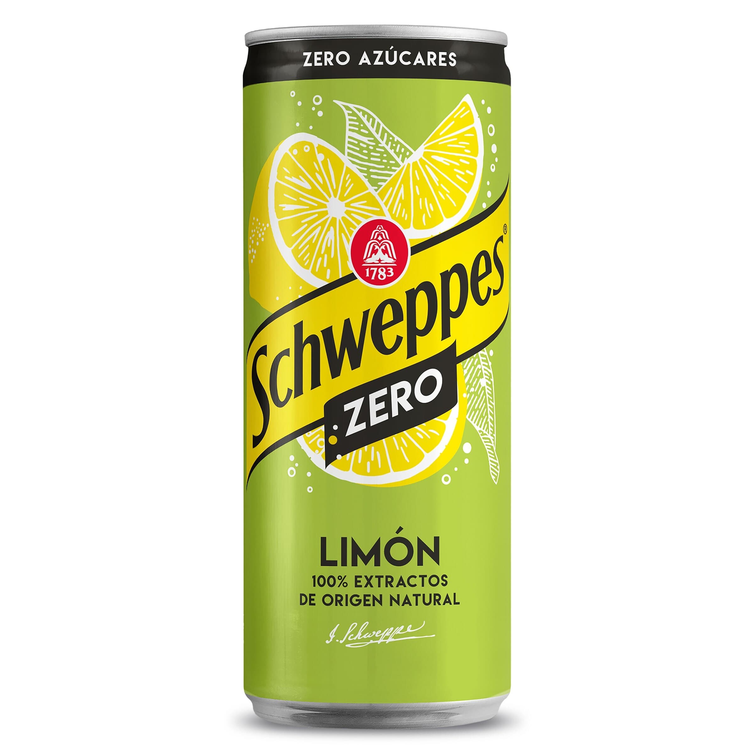 Schweppes de limón zero lata 330 ml