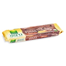 Galletas finas cubiertas de chocolate con leche sin azúcares Gullón bolsa 150 g