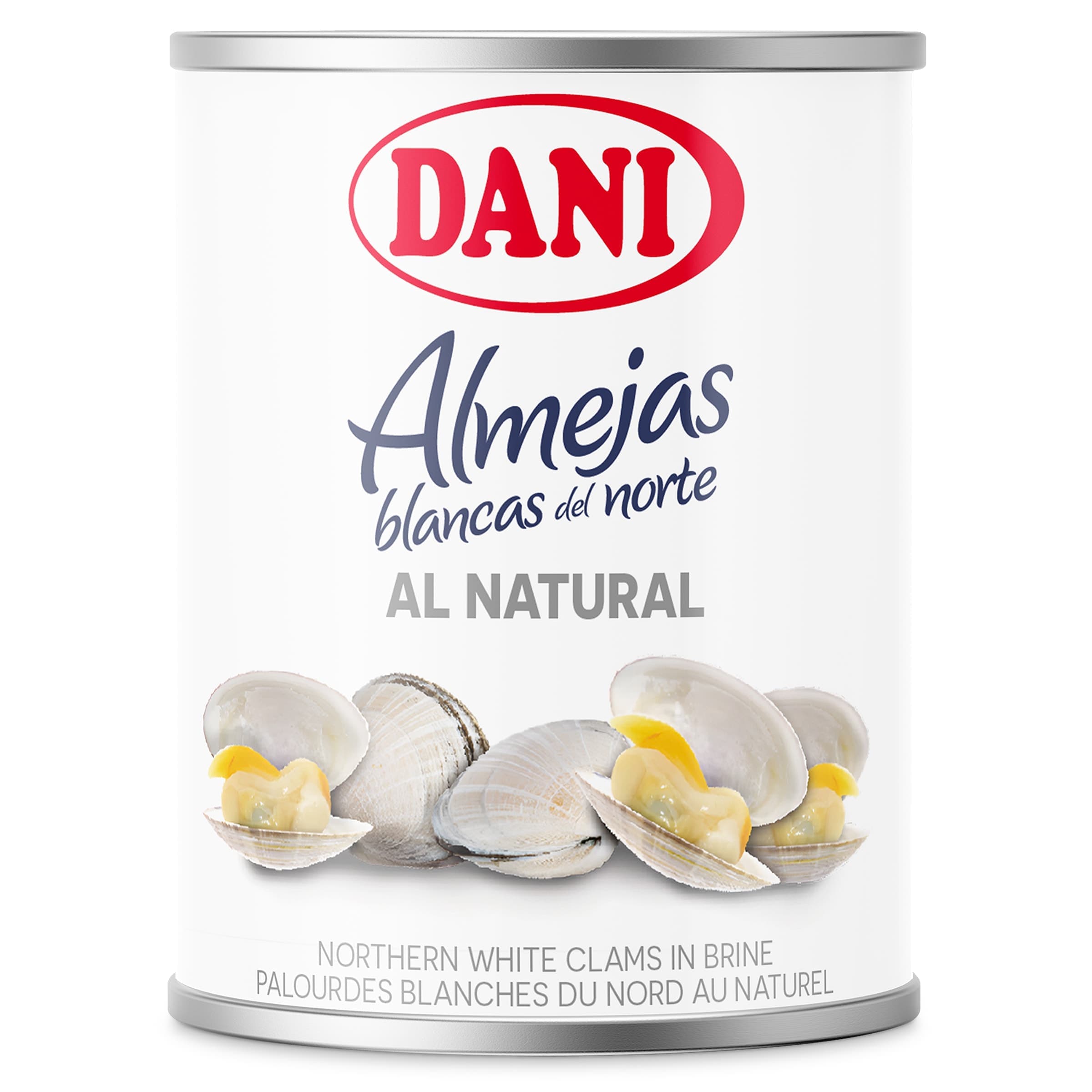 Almejas blancas del norte al natural Dani 90 g