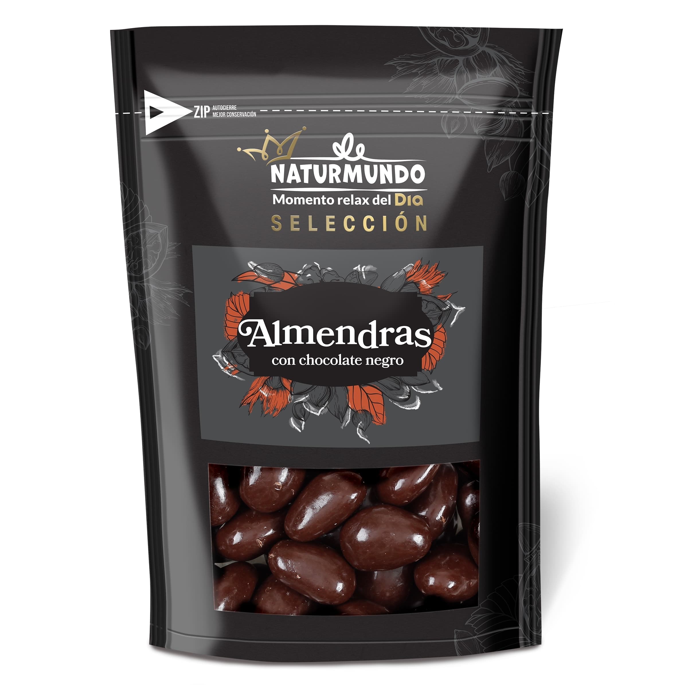 Almendras con chocolate negro Dia Naturmundo 180 g