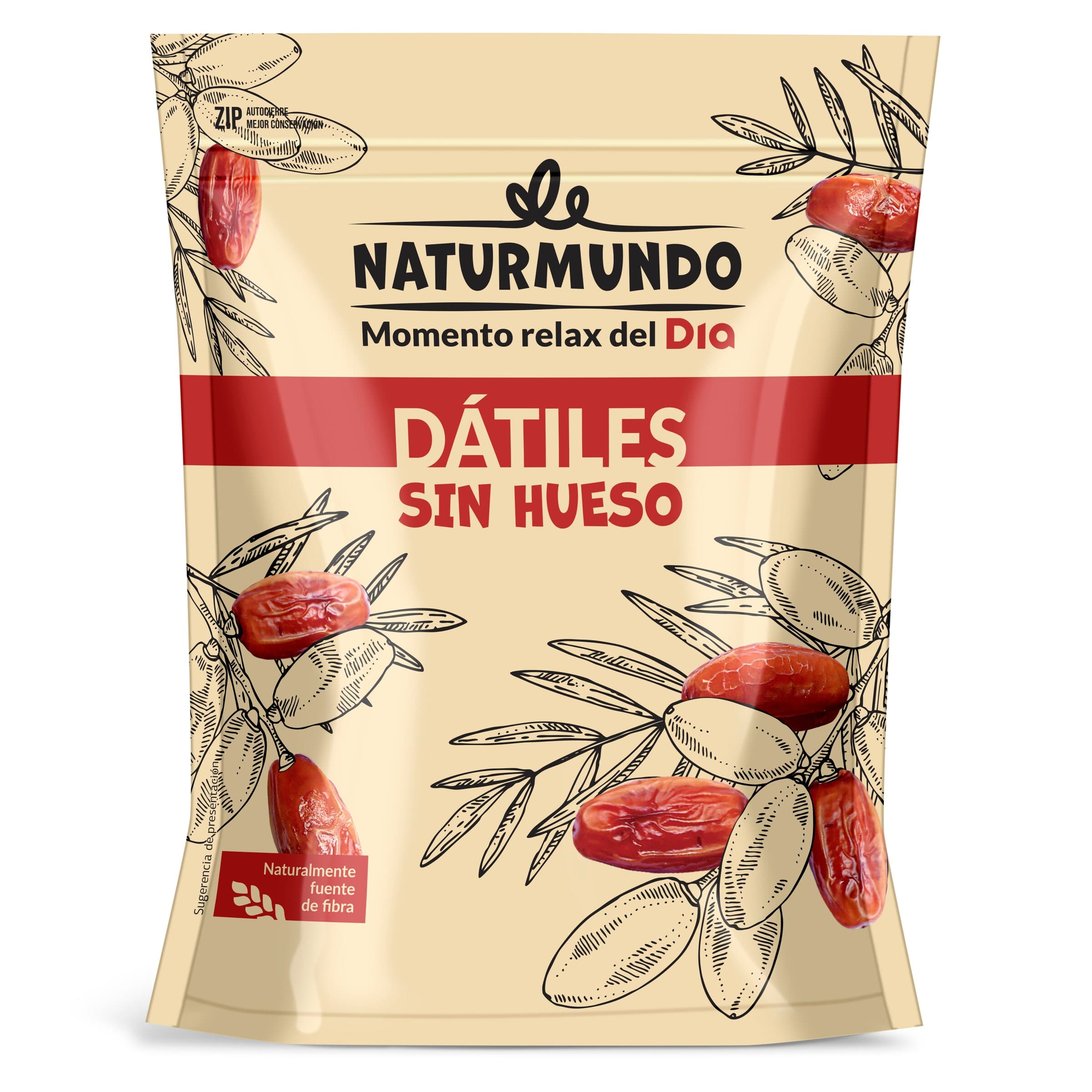 Dátiles sin hueso Dia Naturmundo 250 g
