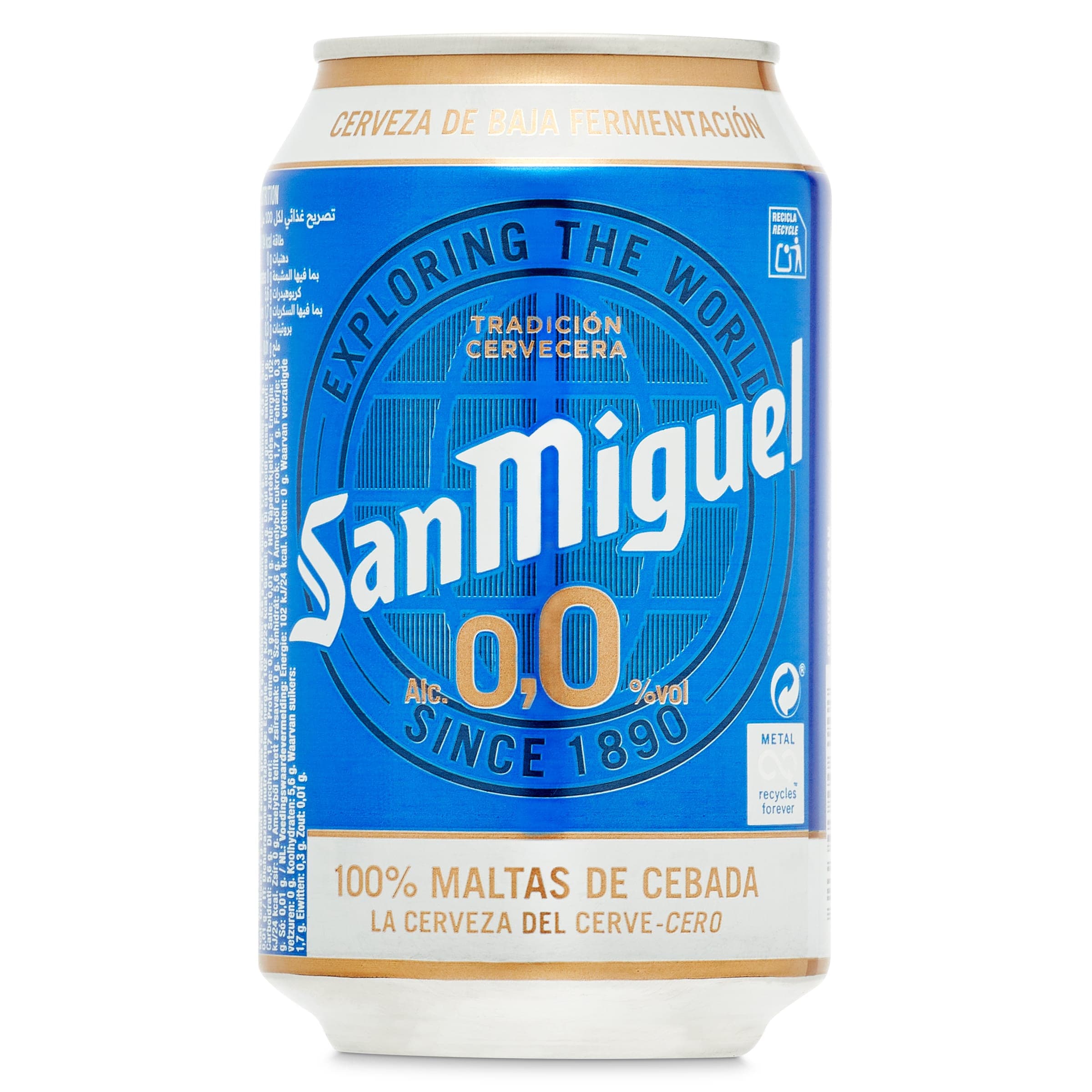 Cerveza 0,0% alcohol San Miguel 33 cl