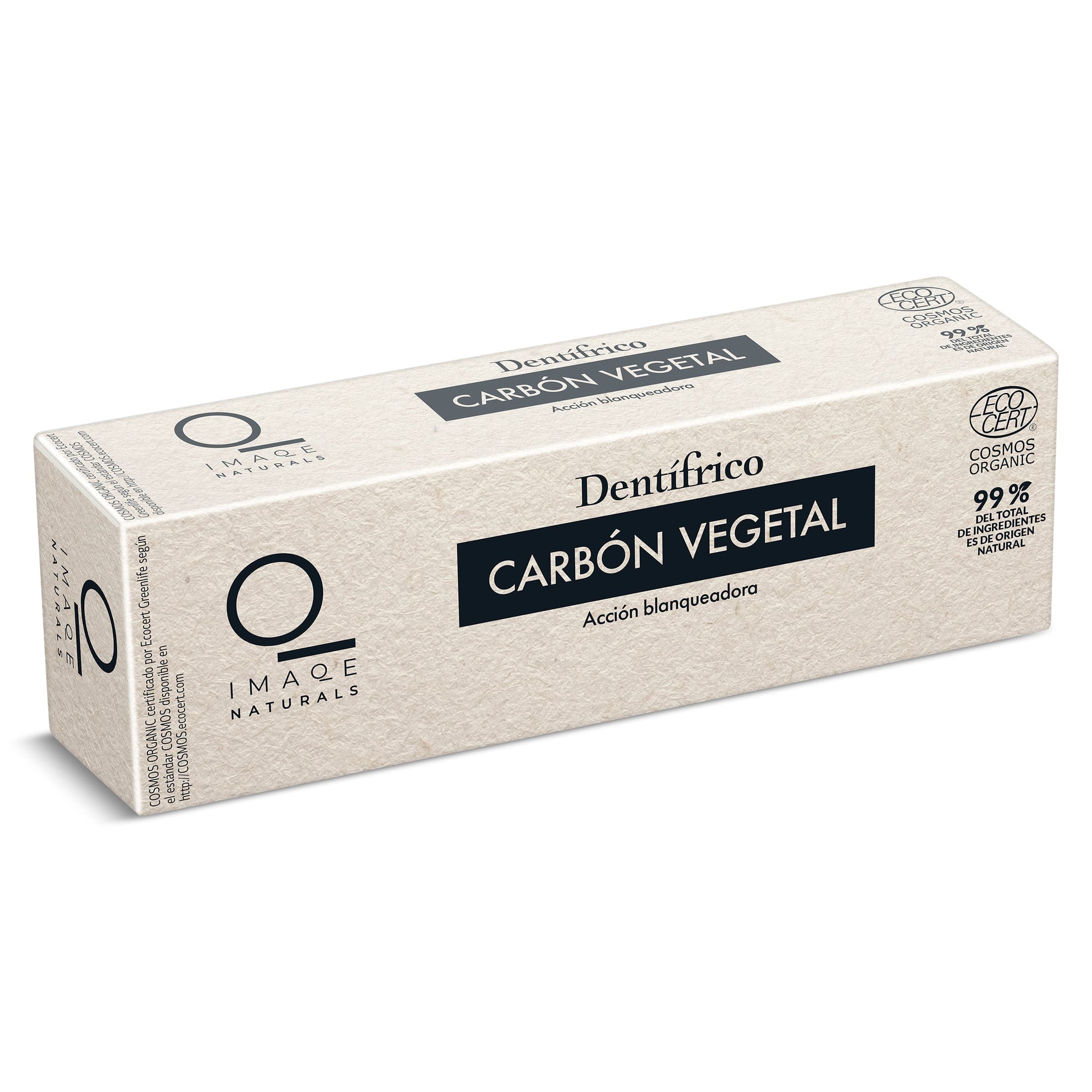 Pasta de dientes blanqueadora carbón vegetal natural ecocert  Dia Imaqe tubo 75 ml