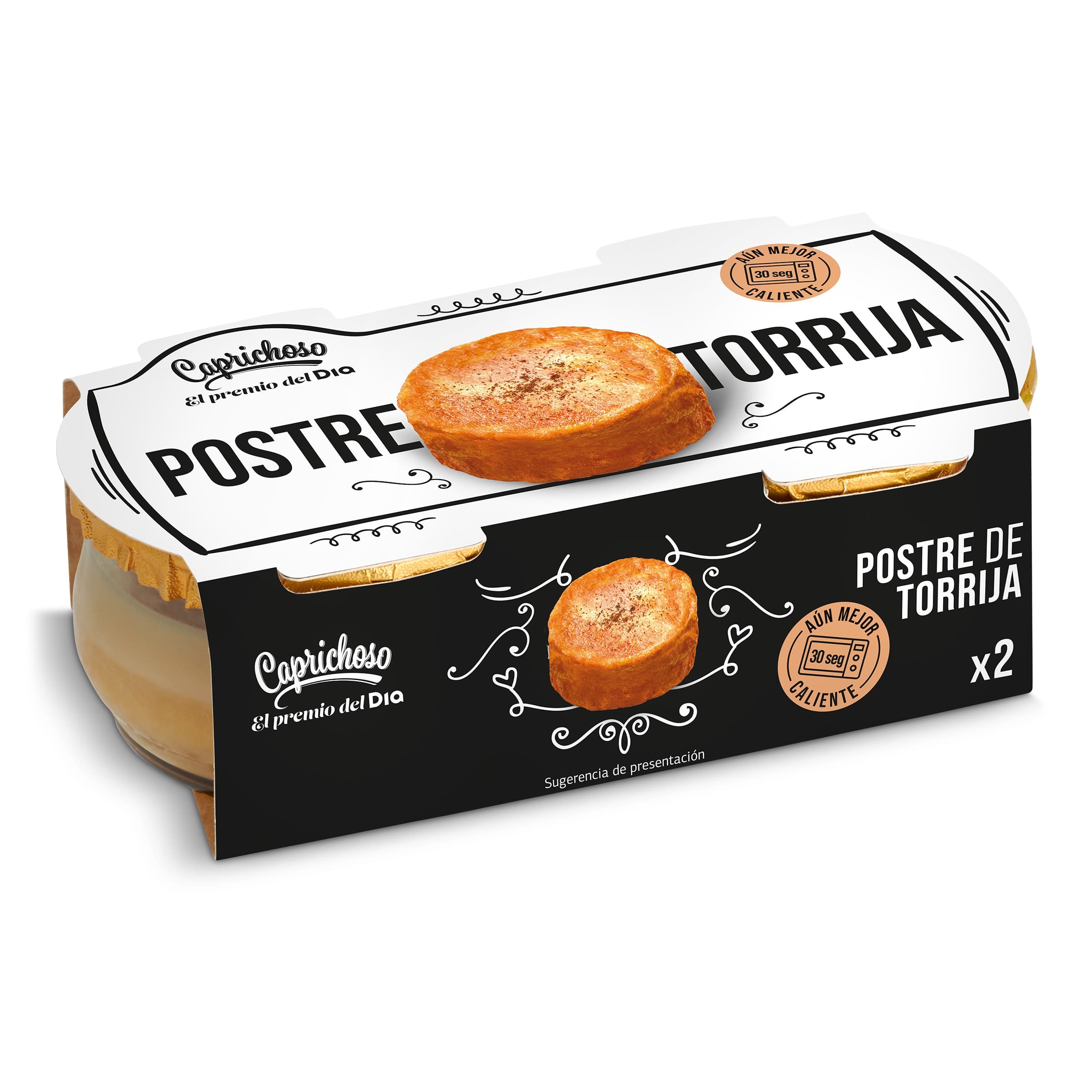 Postre de torrija Dia Caprichoso pack 2 x 85 g