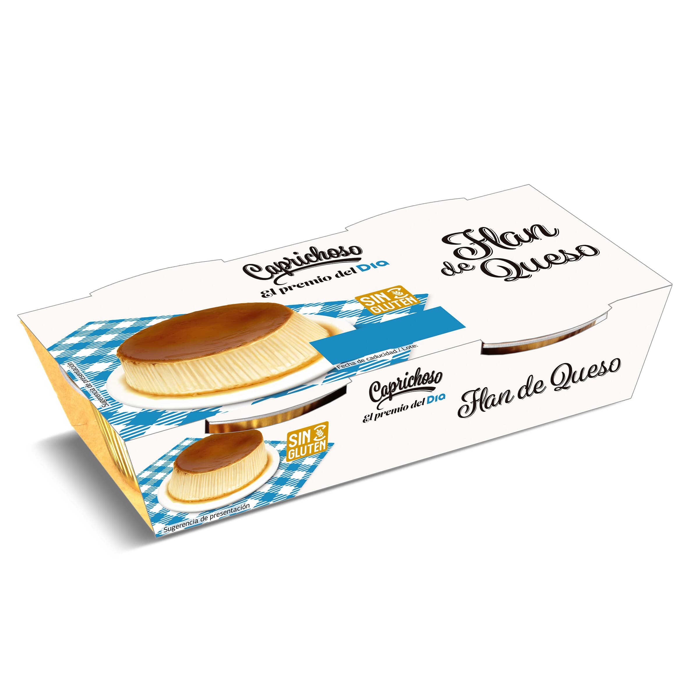Flan de queso Dia Caprichoso pack 2 x 100 g