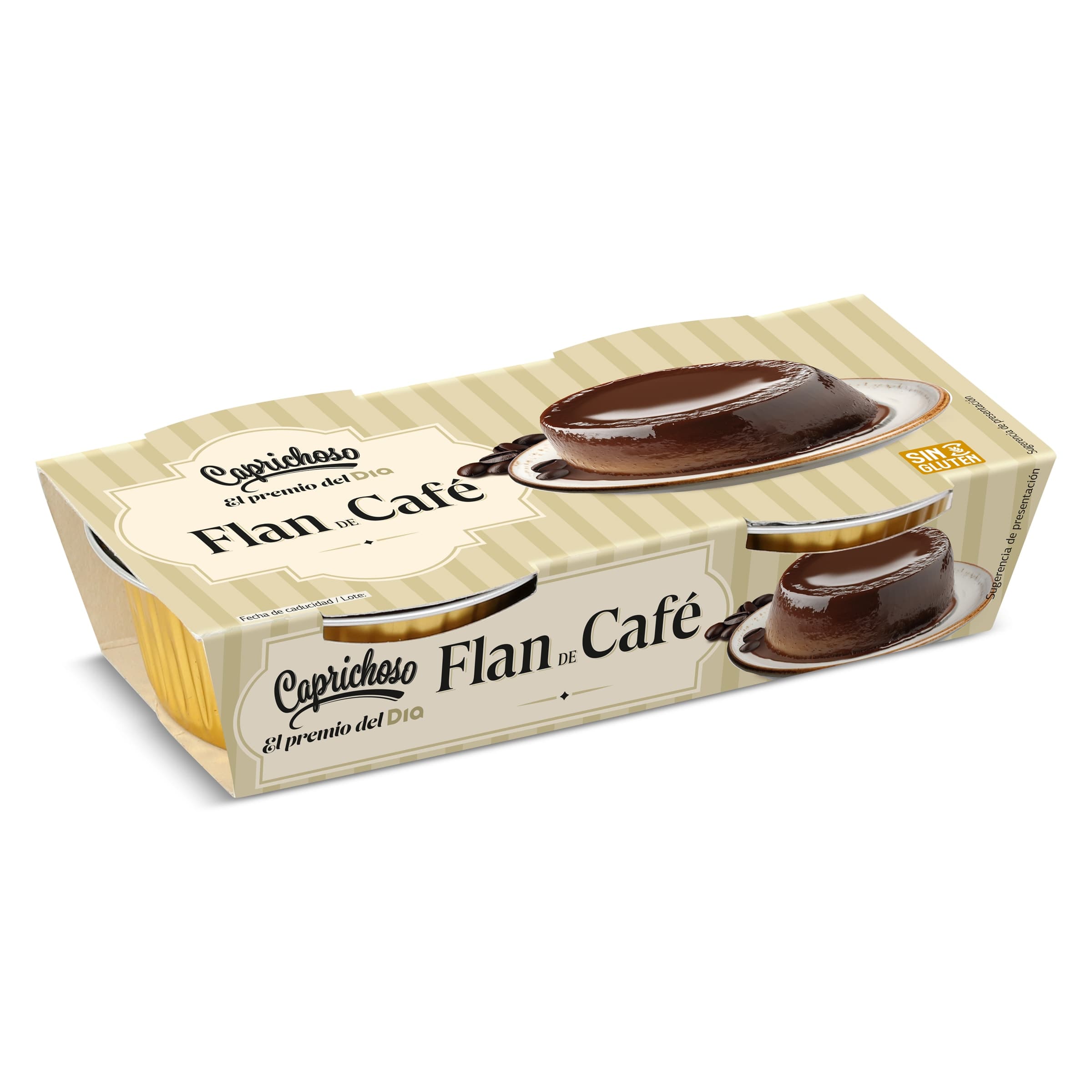 Flan de café Dia Caprichoso pack 2 x 100 g