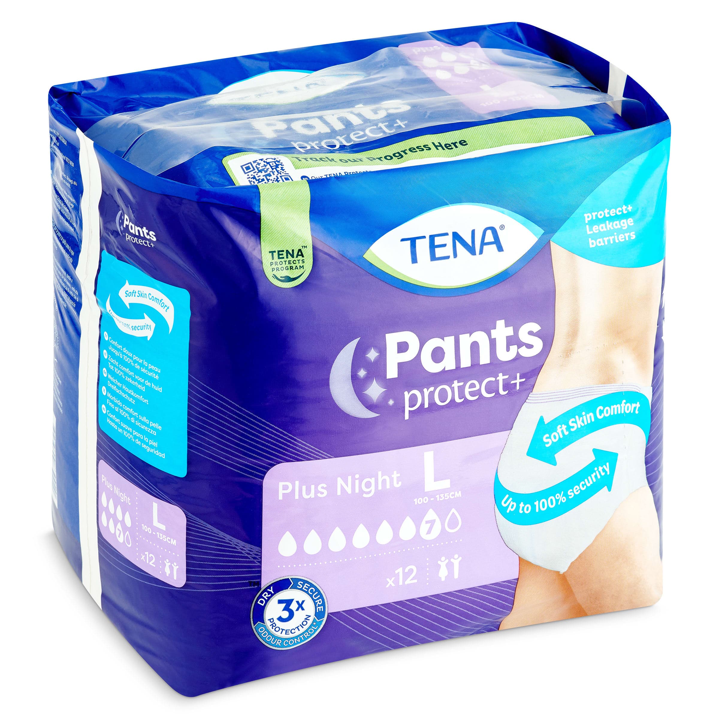 Pants de incontinencia plus night talla L Tena bolsa 12 unidades
