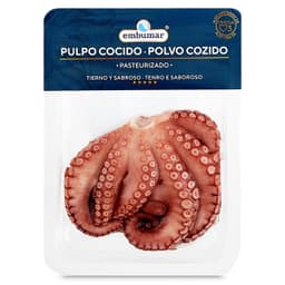 Media ración de pulpo cocido Embumar bandeja 150 g