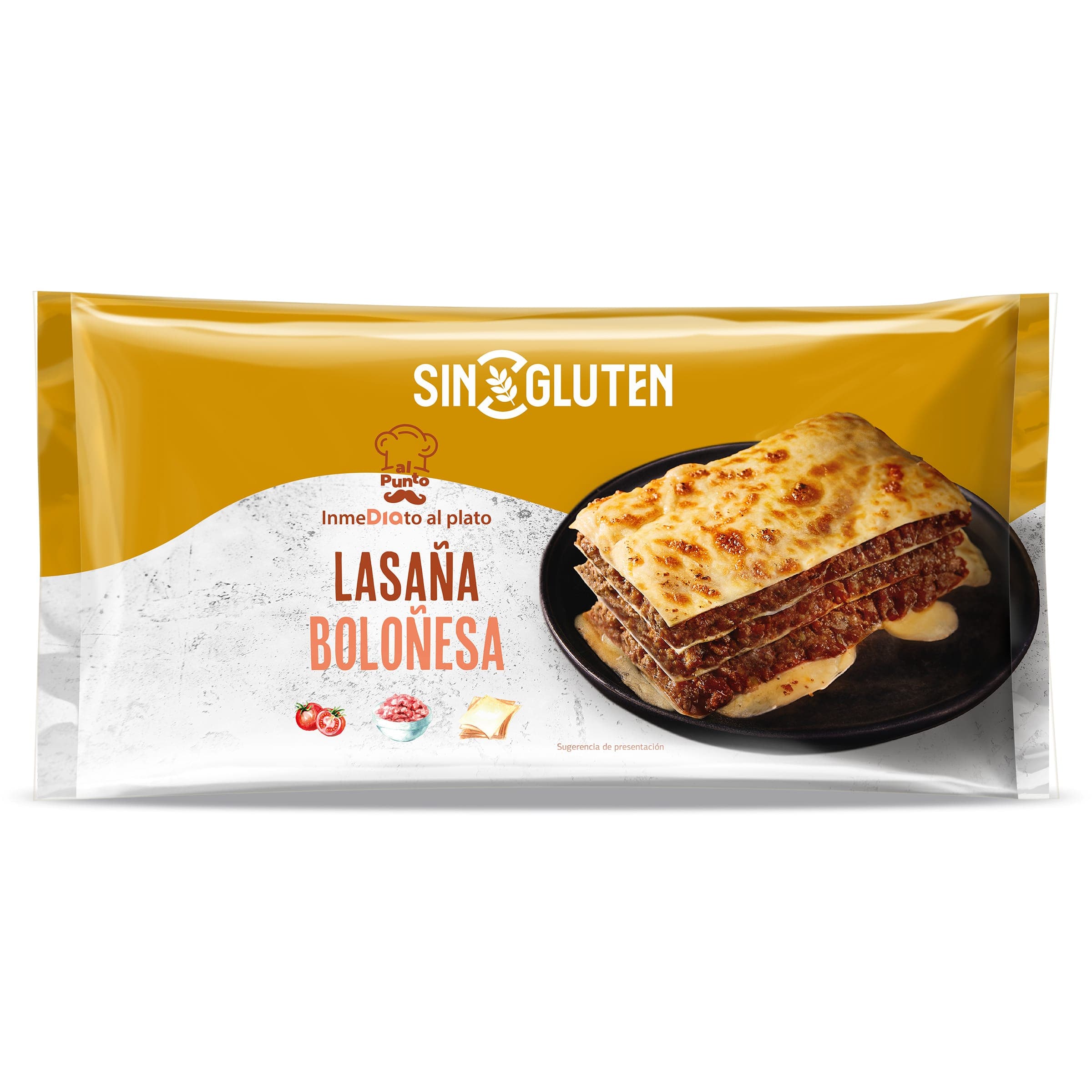 Lasaña boloñesa sin gluten Dia Al Punto 525 g