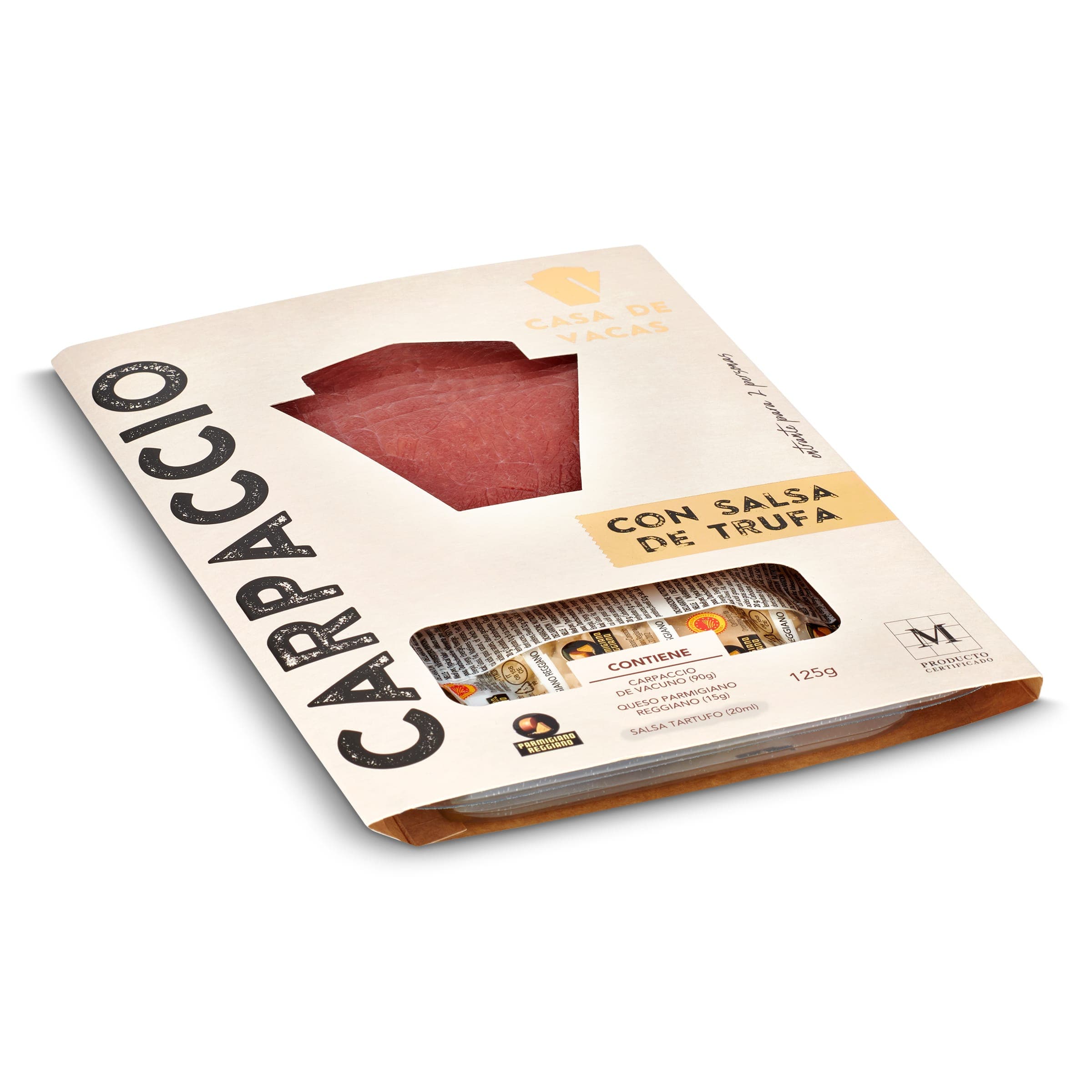 Carpaccio Casa de vacas 125 g