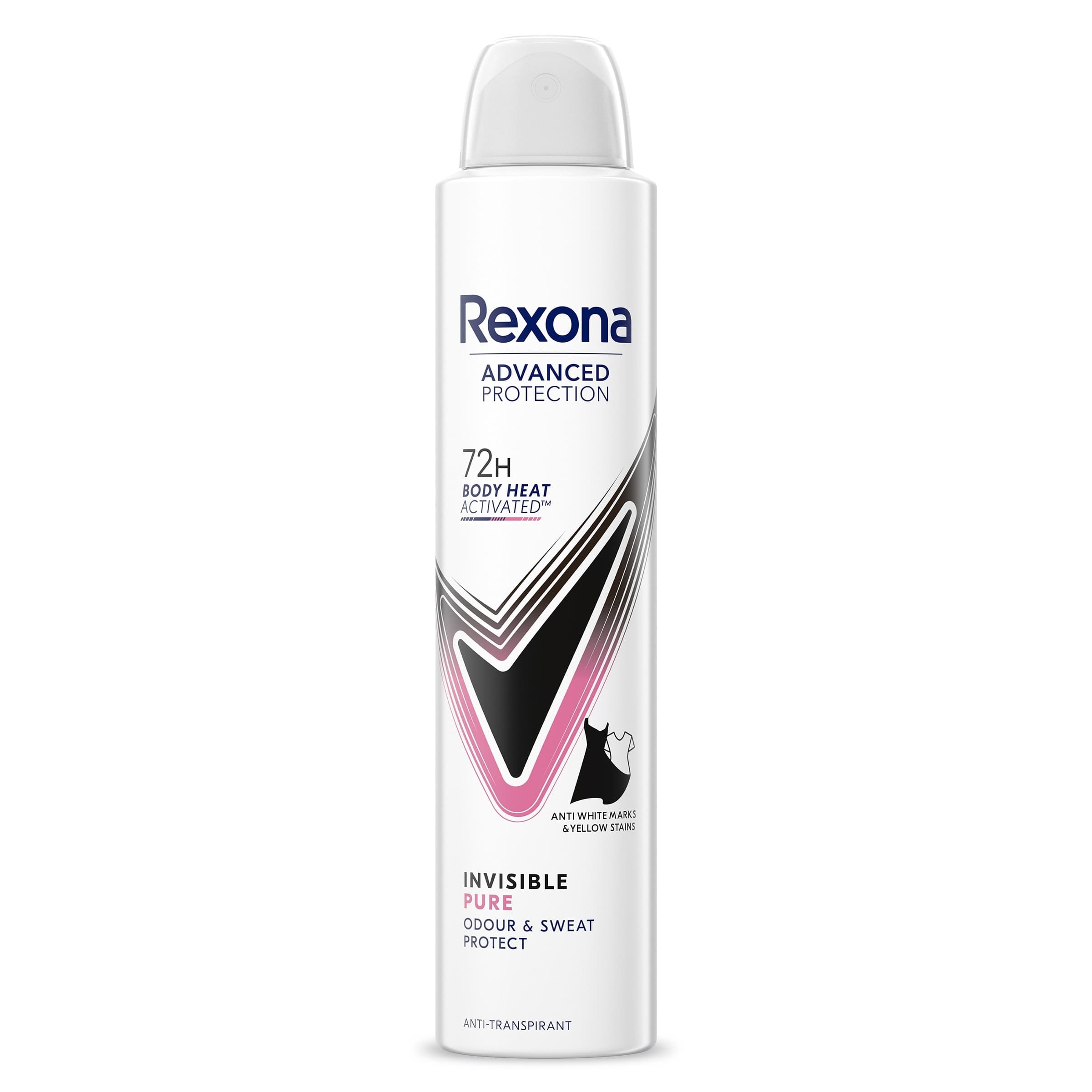 Desodorante invisible pure 72 h Rexona spray 200 ml