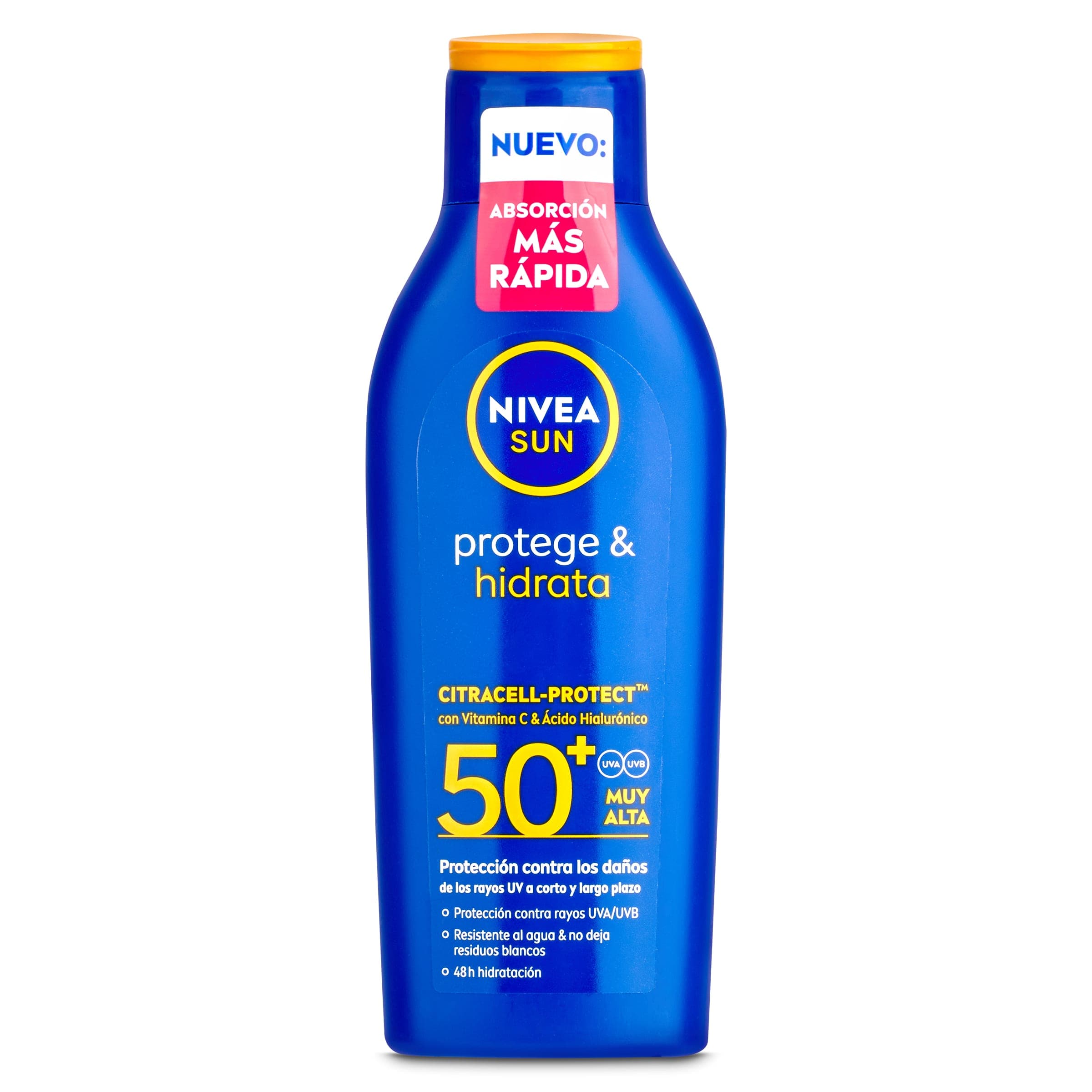 Crema solar protege & hidrata SPF 50+ Nivea 200 ml