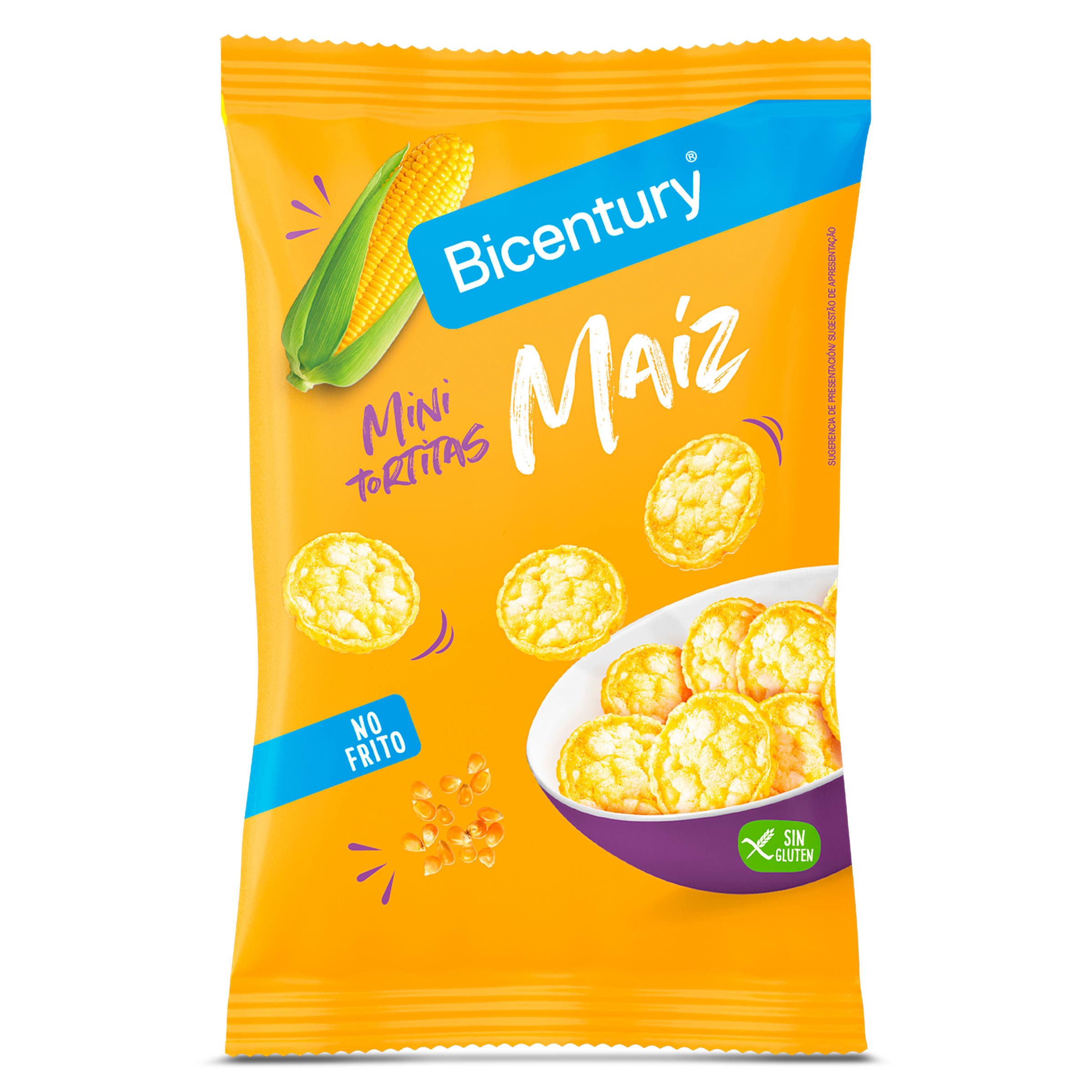 Mini tortitas de maíz Bicentury bolsa 65 g