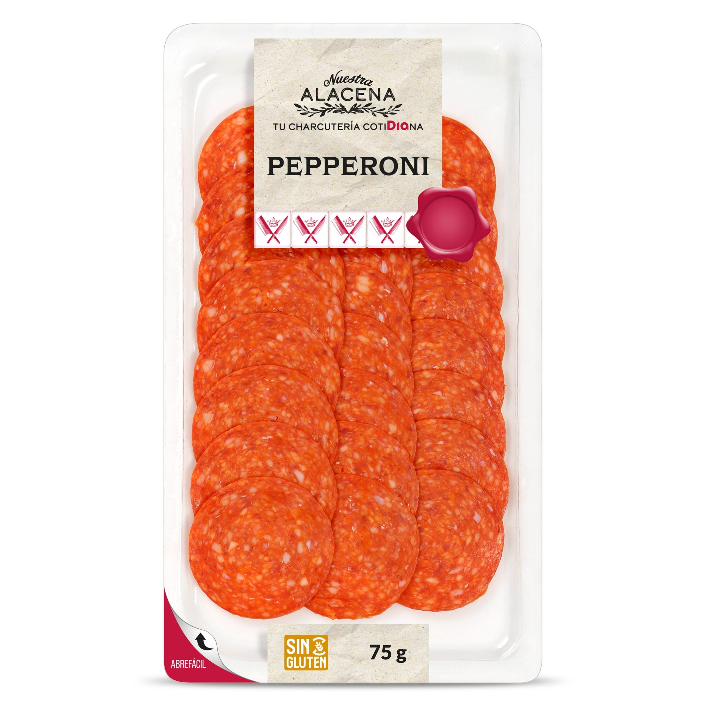 Pepperoni Dia Nuestra Alacena 75 g