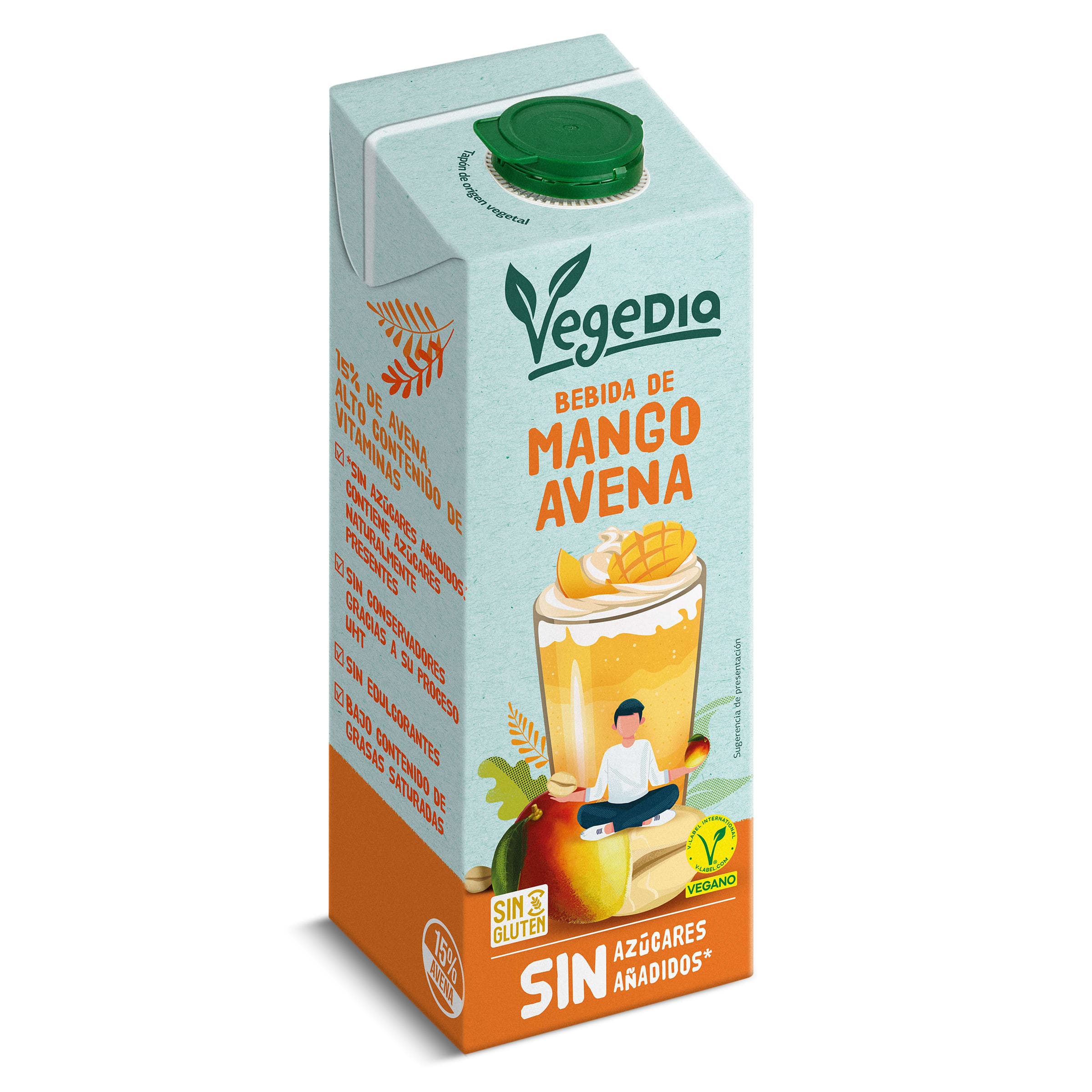 Bebida de avena y mango Dia Vegedia 1 L