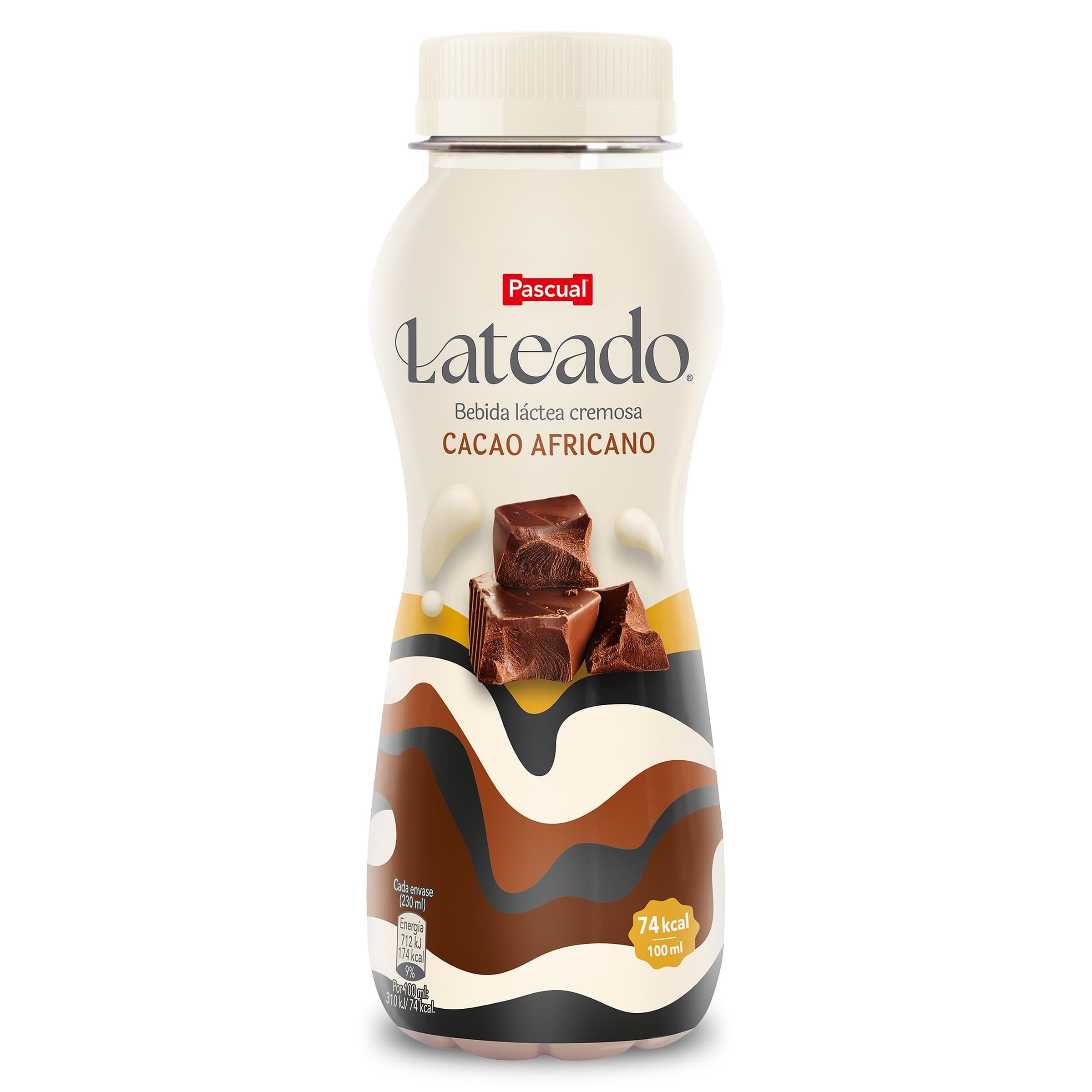 Bebida láctea de cacao africano Pascual botella 230 ml