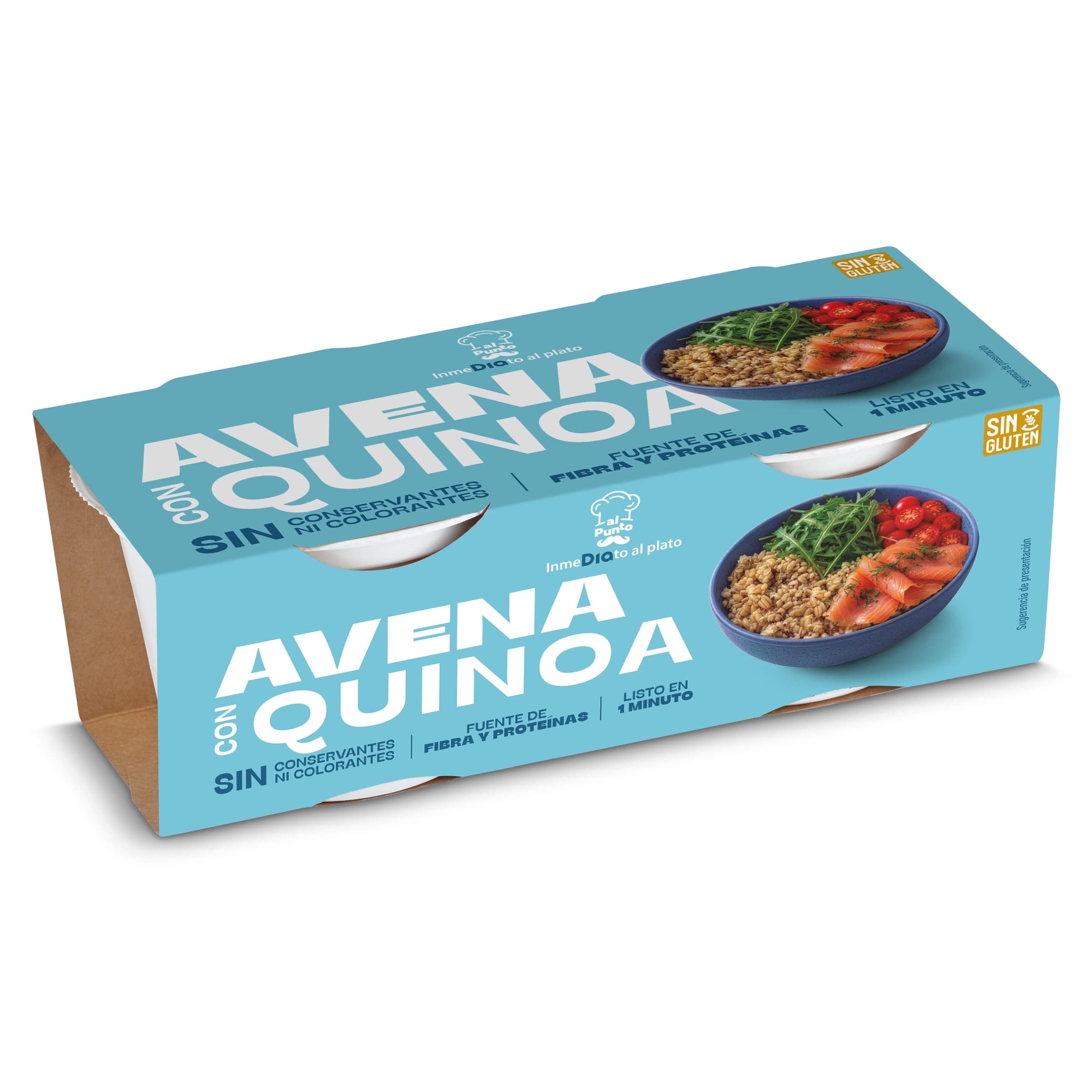 Vasos de avena con quinoa Dia Al Punto 2 x 150 g