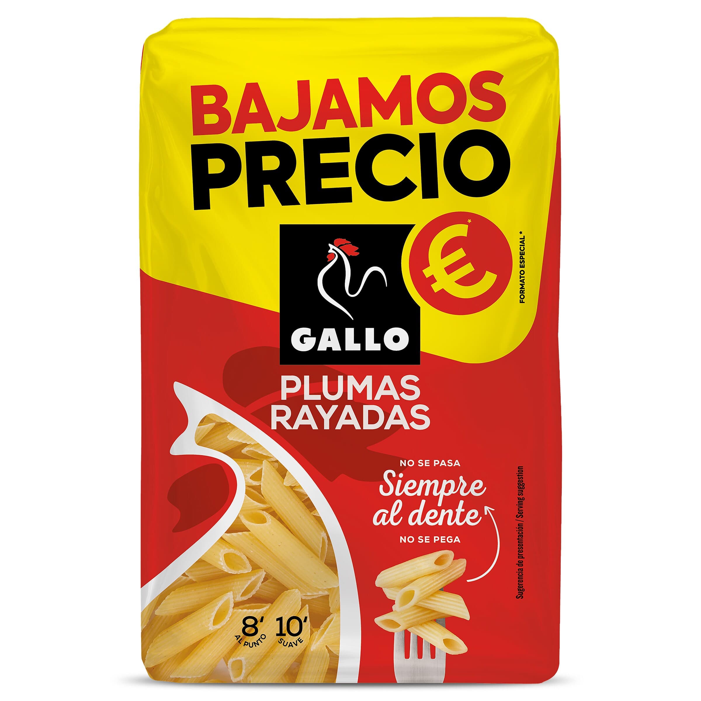 Plumas rayadas Gallo 400 g