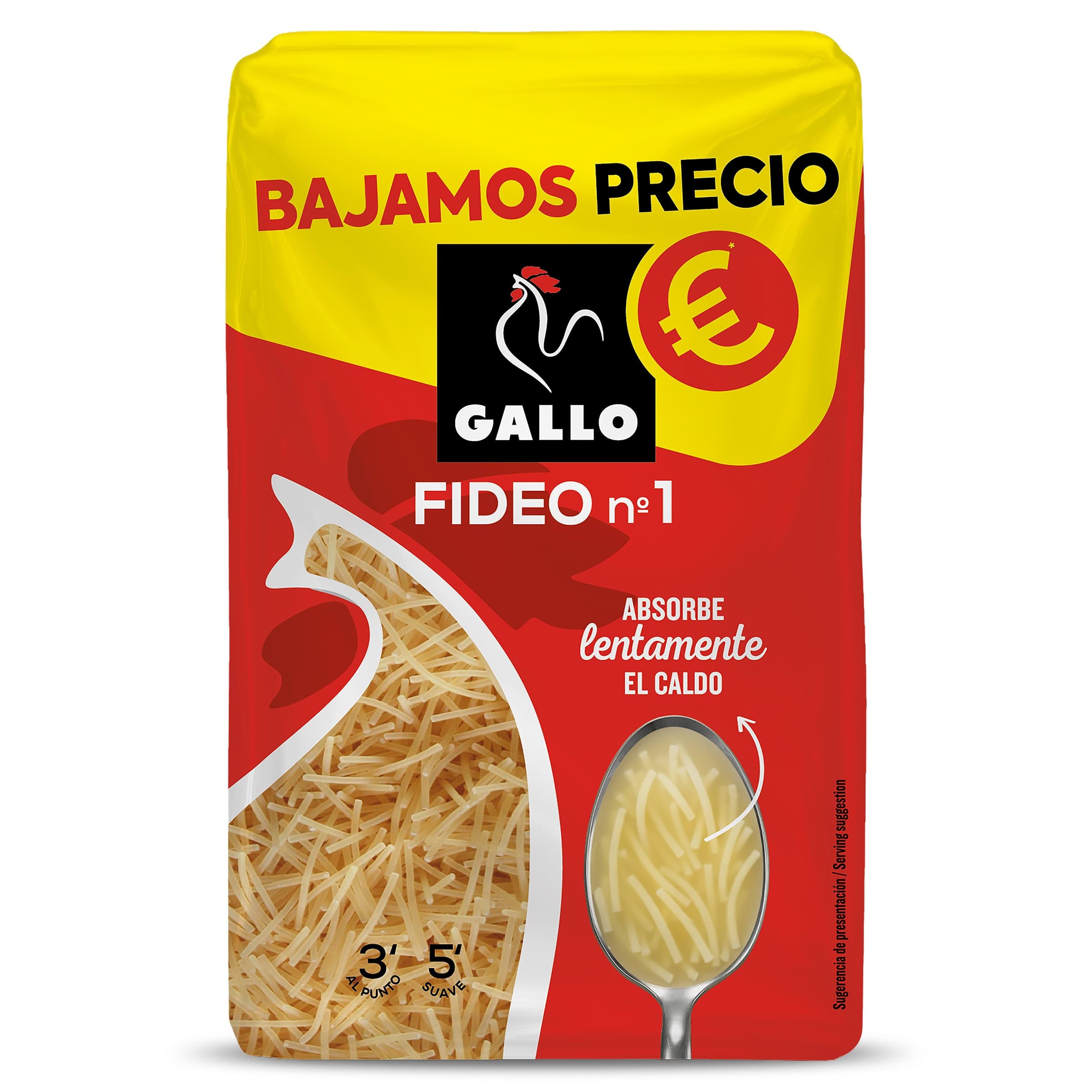 Fideo N.º 1 Gallo 400 g