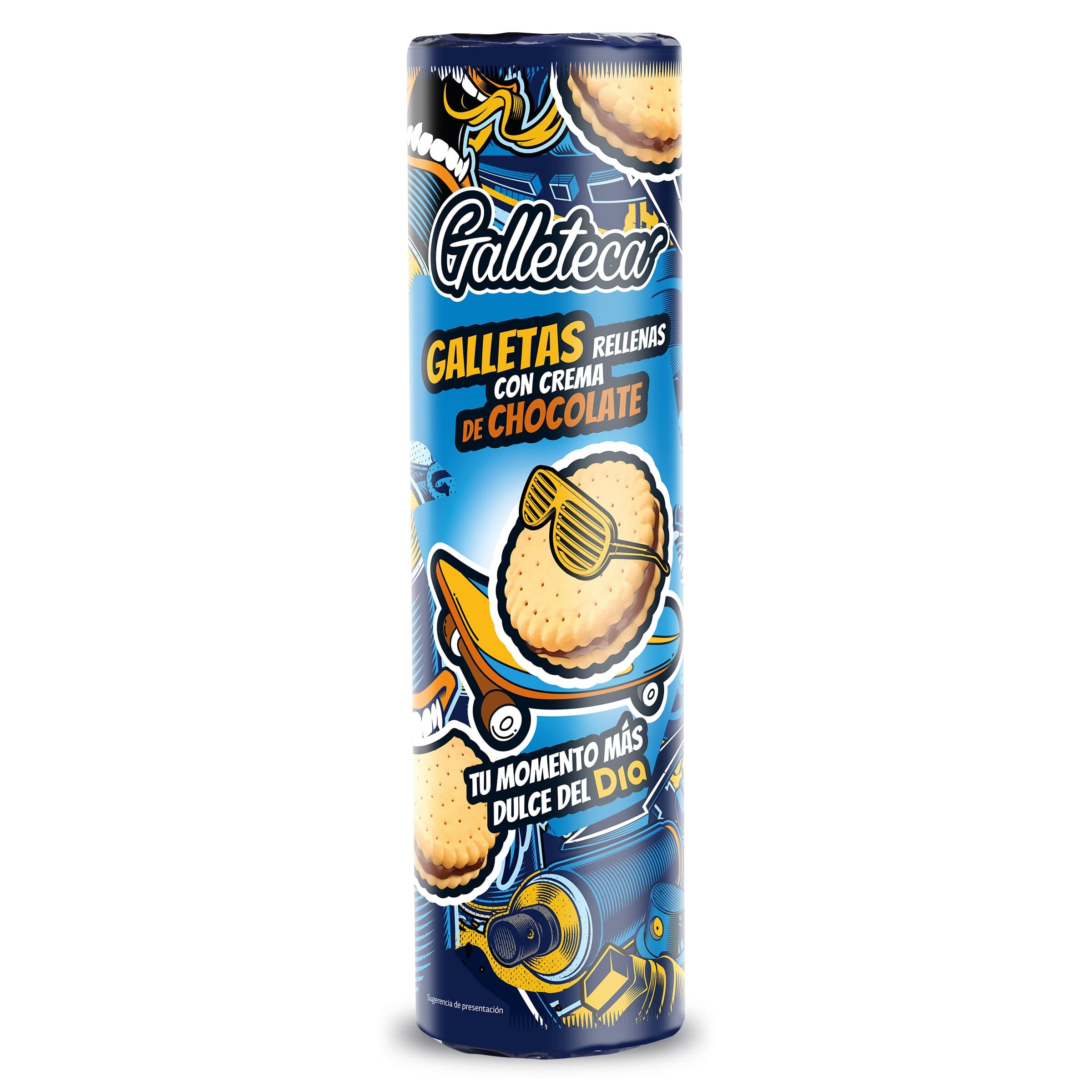 Galletas rellenas de crema de chocolate Galleteca de Dia paquete 500 g