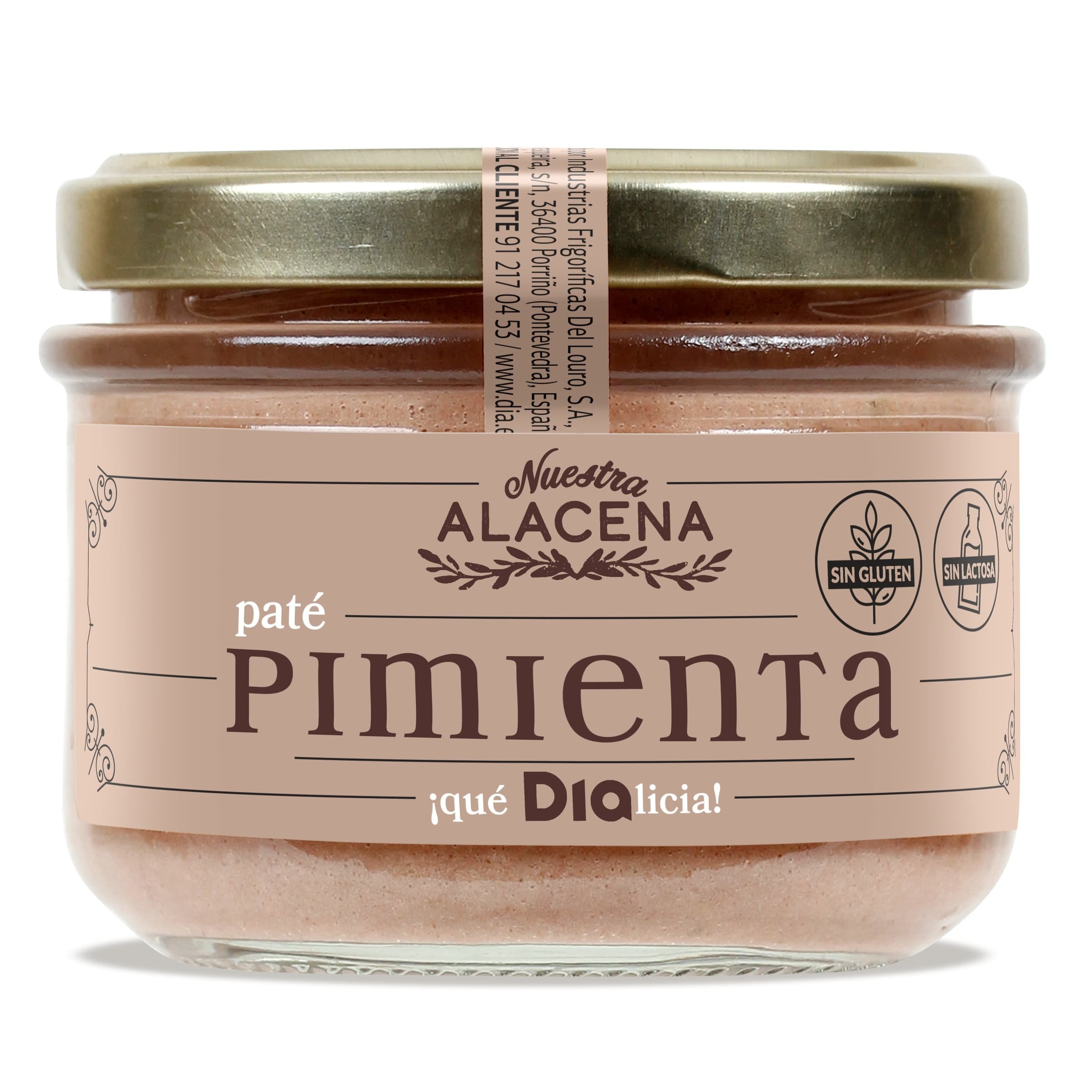 Paté a la pimienta Dia Nuestra Alacena 125 g