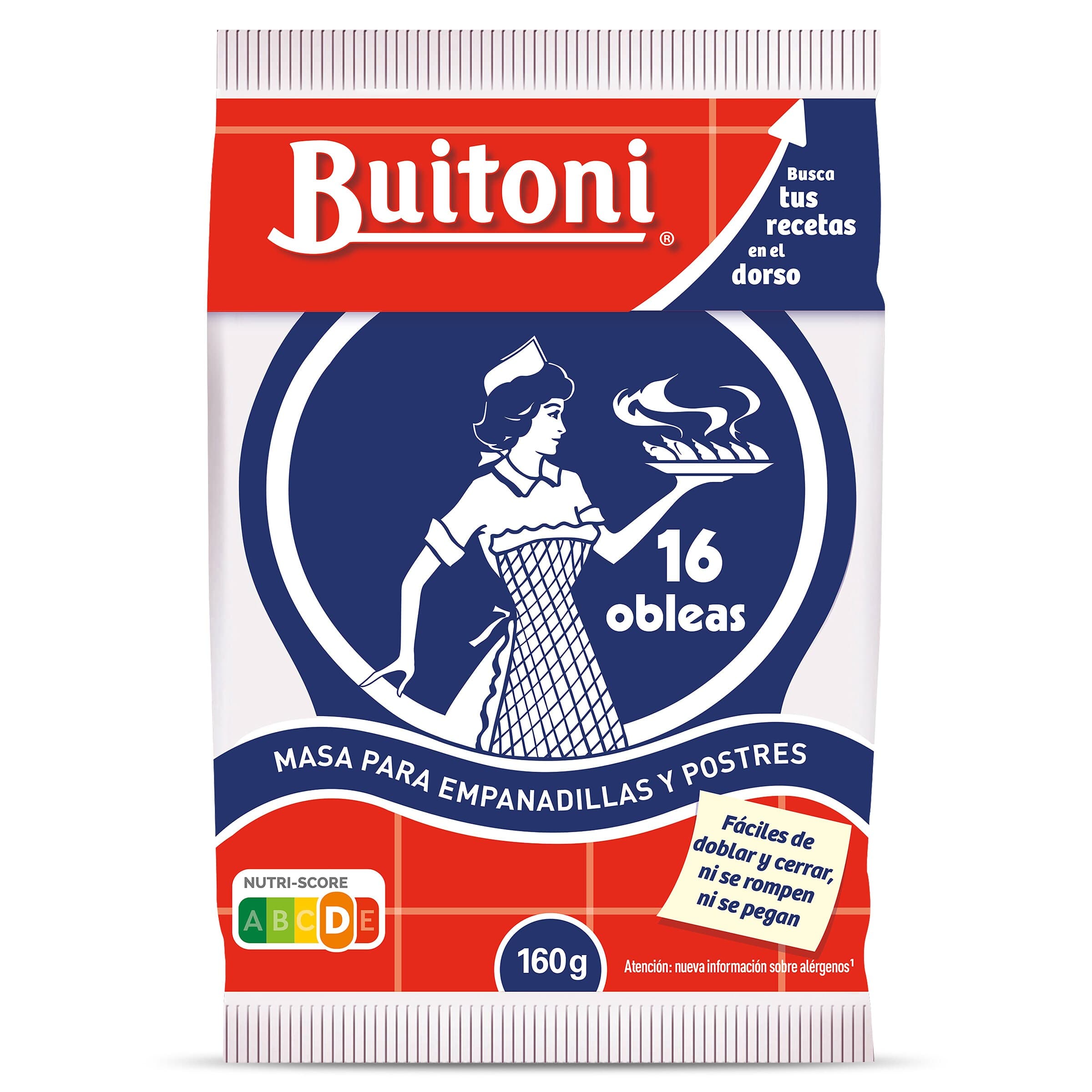 Masa para empanadillas y postres Buitoni bolsa 160 g