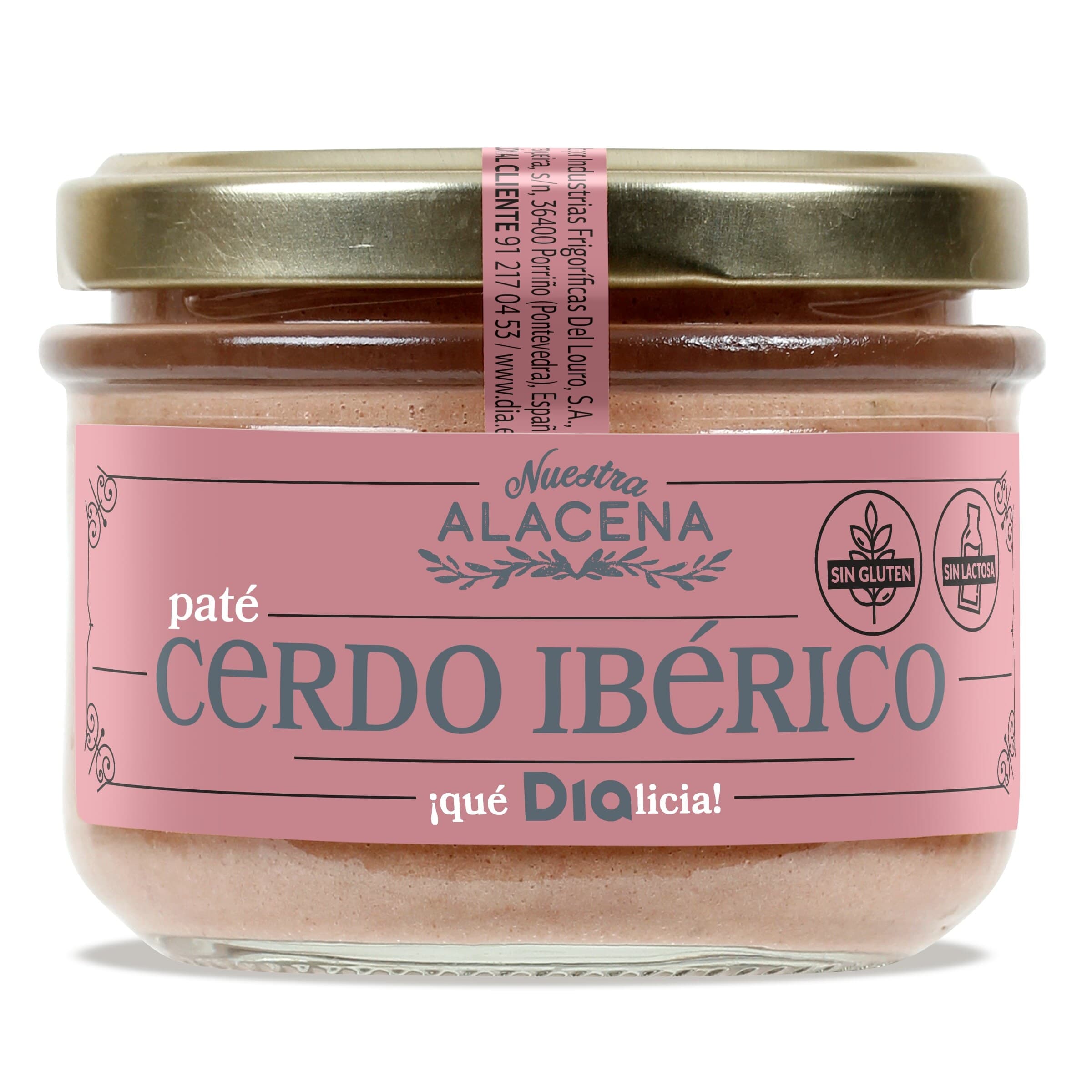 Paté de cerdo ibérico Dia Nuestra Alacena 125 g