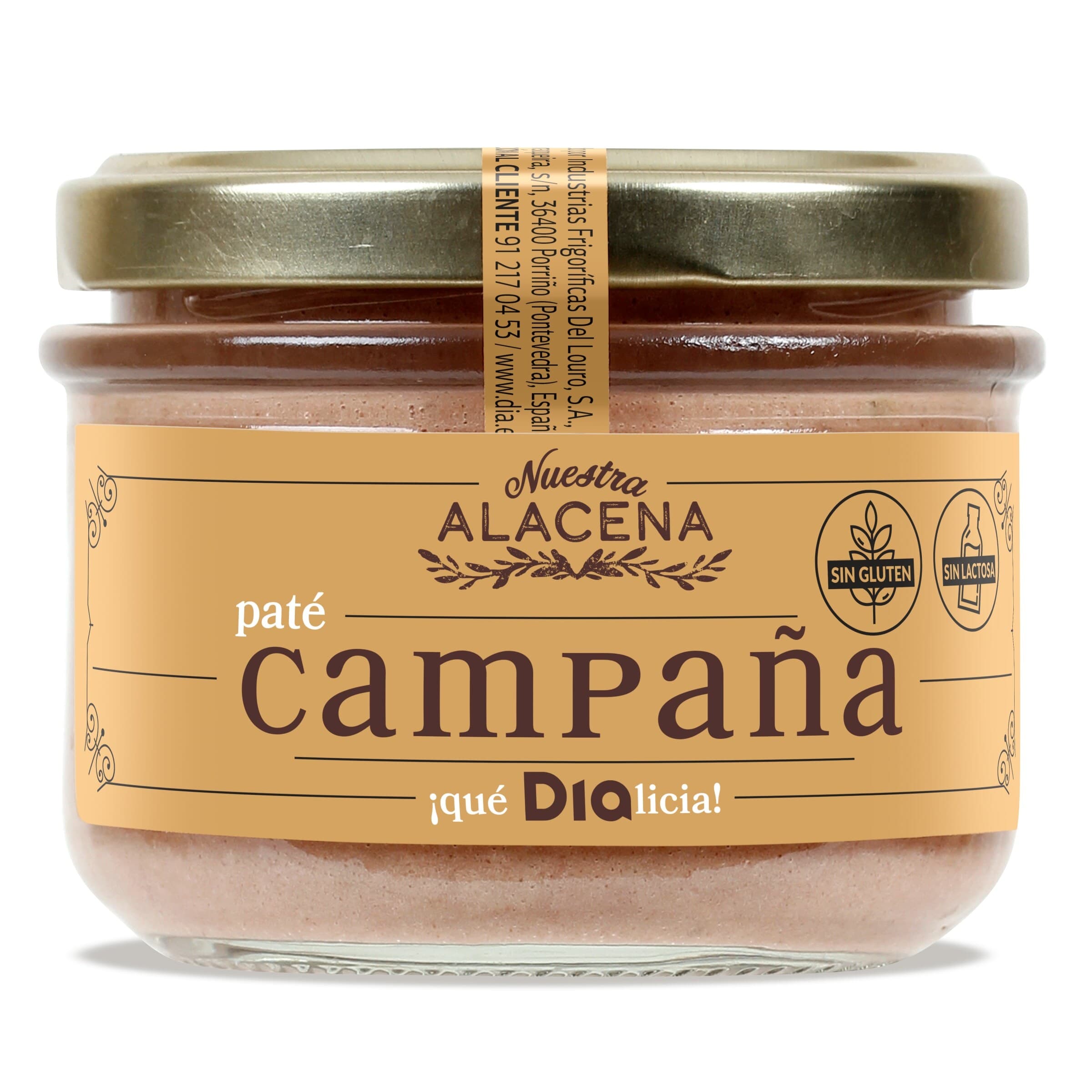 Paté de campaña Dia Nuestra Alacena 125 g