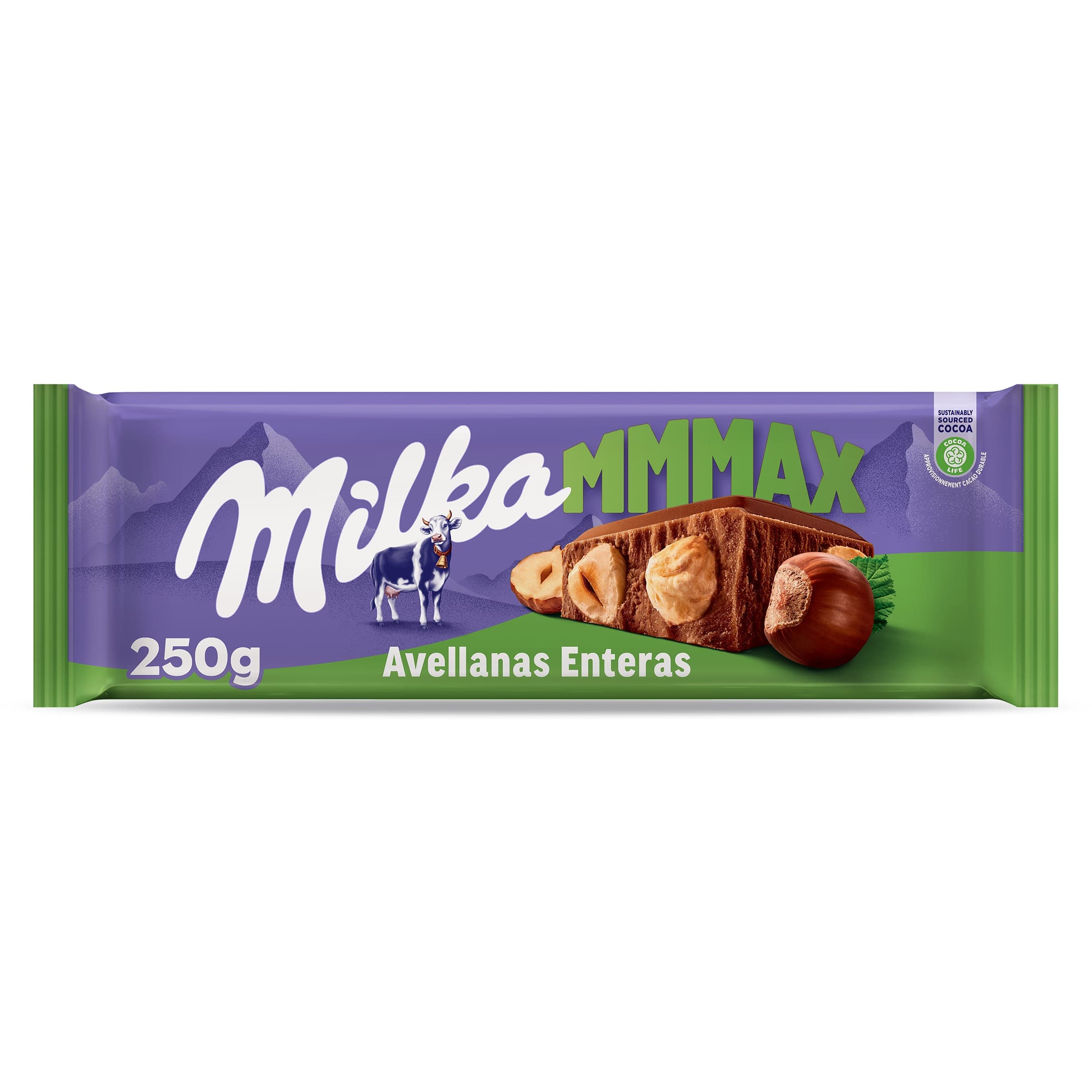 Chocolate con leche con avellanas Milka 250 g