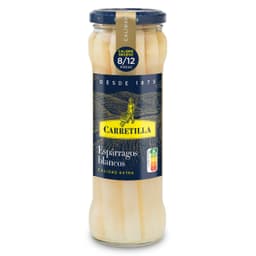 Espárragos blancos 8/12 piezas Carretilla 205 g