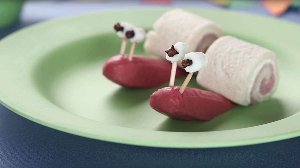 Caracoles de salchicha