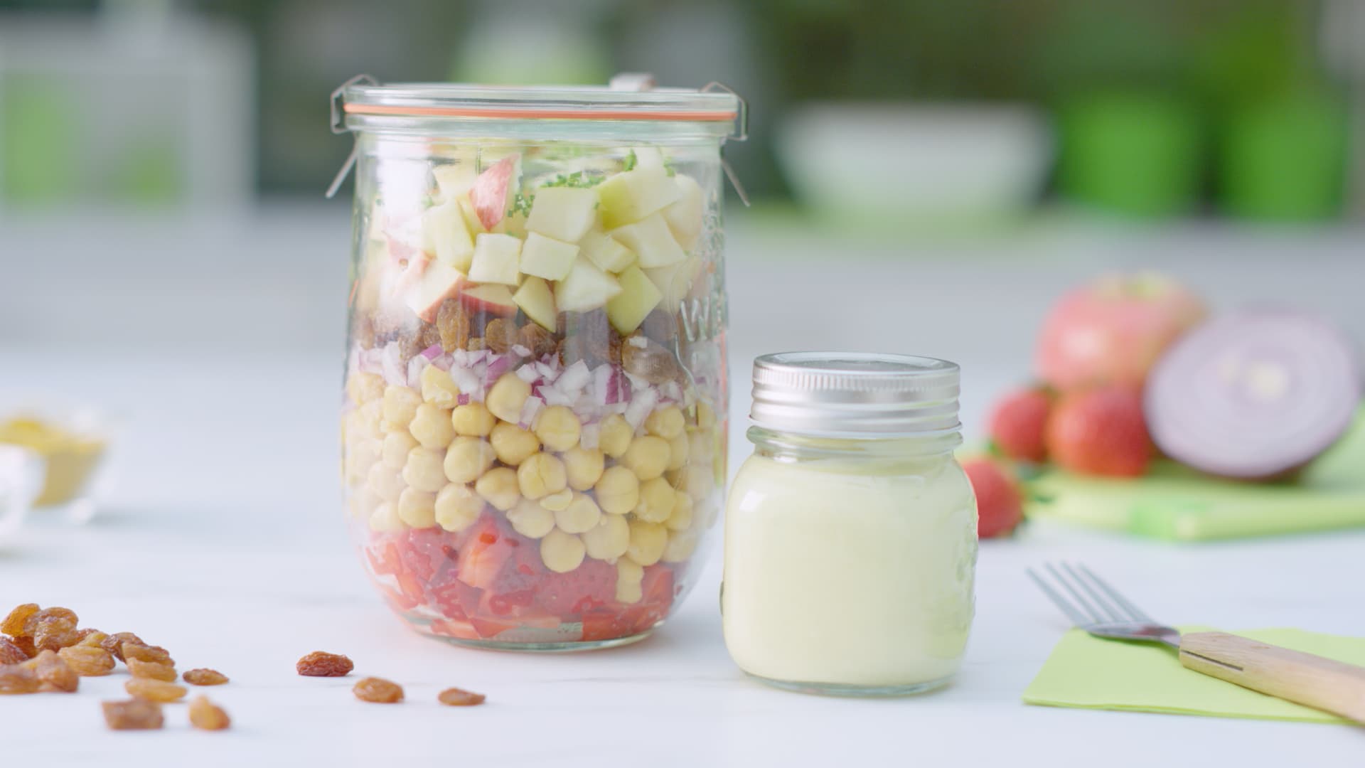 Ensalada de garbanzos take away