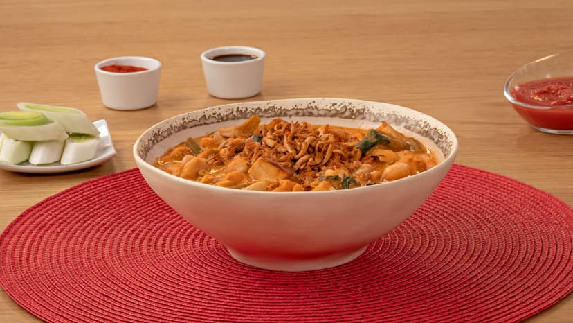 Guiso de alubias con tofu