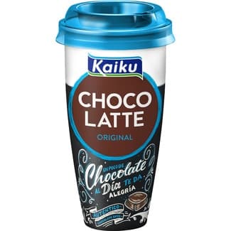 Choco Latte batido de chocolate suizo con leche fresca sin gluten vaso 230 ml - Kaiku