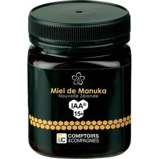 Miel de manuka IAA 15+ ecológica tarro 250 g - Comptoirs De Compagnies