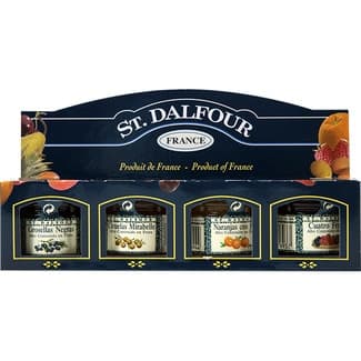 Mermeladas de frutas surtidas estuche de 4 envases 28 g - St. Dalfour