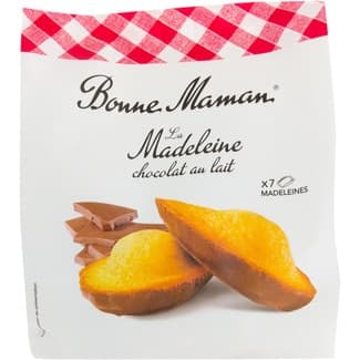 Magdalena con chocolate con leche 7 unidades envase 210 g - Bonne Maman