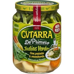De Primero judías verdes con patata y zanahoria frasco 380 g neto escurrido - Gvtarra