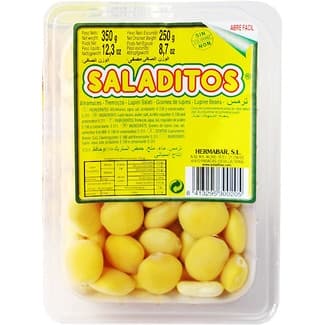 Altramuces bandeja 250 g neto escurrido - Saladito