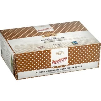Azúcar moreno de caña integral en terrones caja 1 kg (252 terrones de 3,9 g) - Azucarera