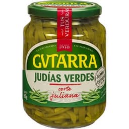 Judías verdes corte juliana frasco 350 g neto escurrido - Gvtarra