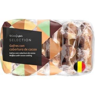 Gofres con cobertura de cacao 5 unidades envase 300 g - El Corte Ingles Selection