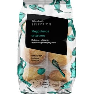 Magdalenas artesanas sin lactosa bolsa 400 g 6 unidades envasadas individualmente - El Corte Ingles Selection