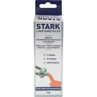 Crema limpia metales tubo 50 ml para menaje, mobiliario, instrumentos musicales y automoción - Stark